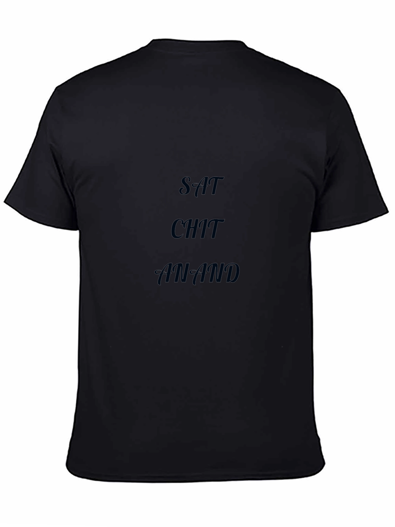 Sat Chit Anand Black T-Shirt
