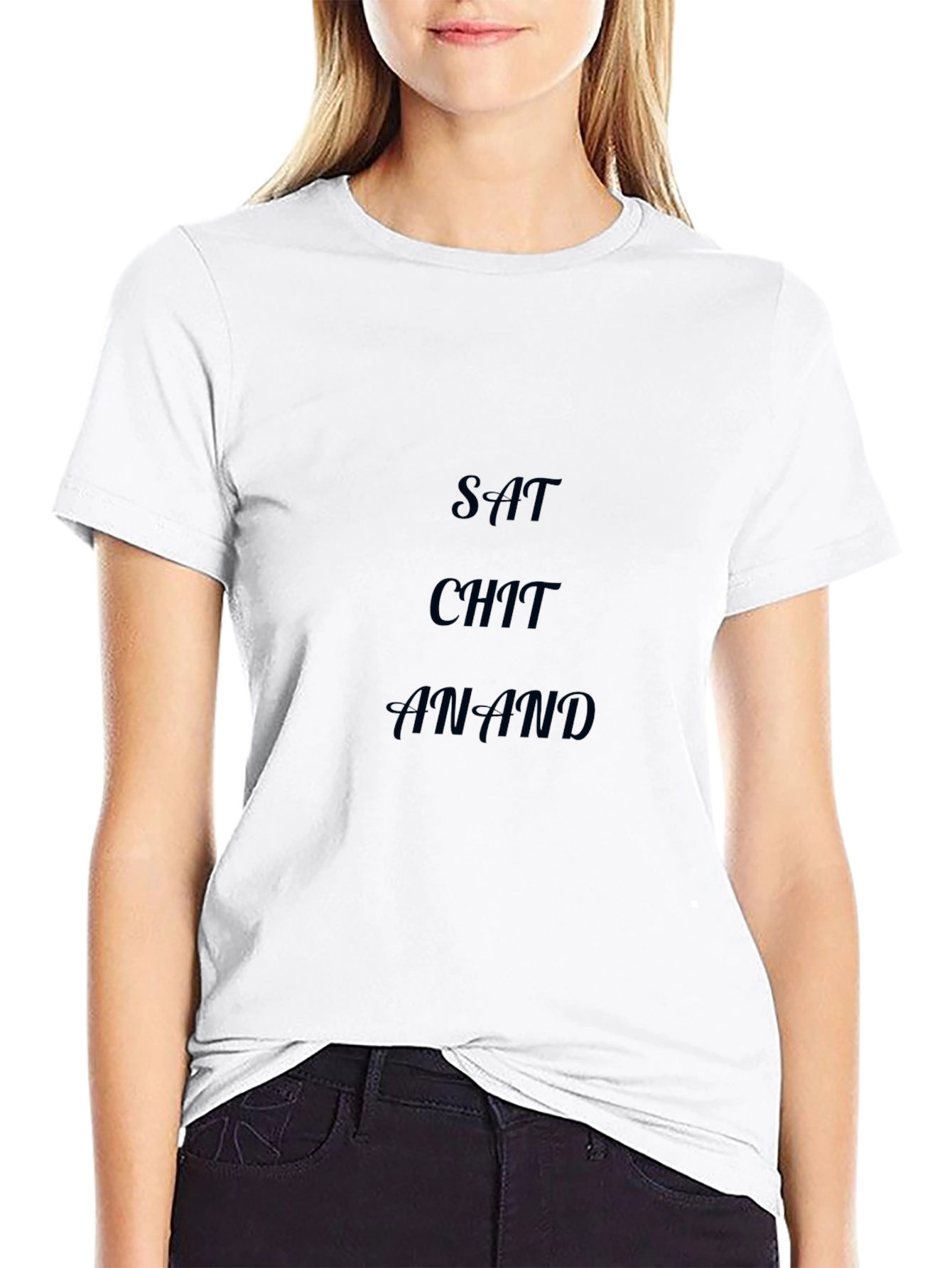 Sat Chit Anand Black T-Shirt