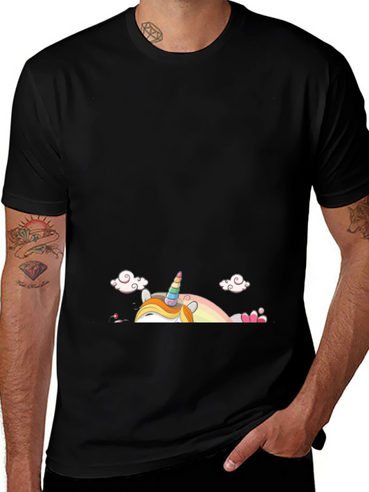 Unicorn Nap T-Shirt - Magical Sleep Tee