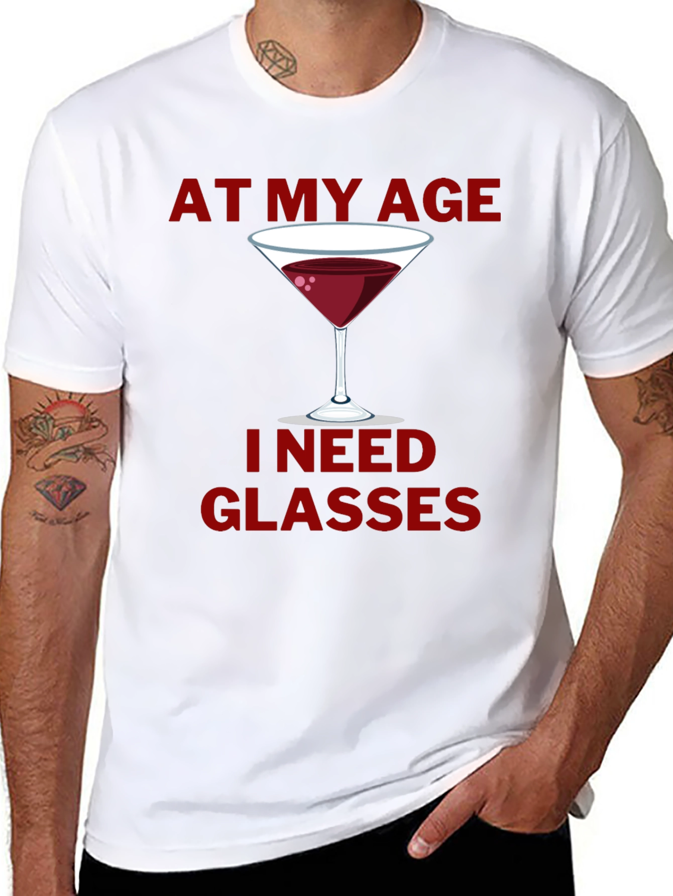 Funny At My Age Glasses T-Shirt