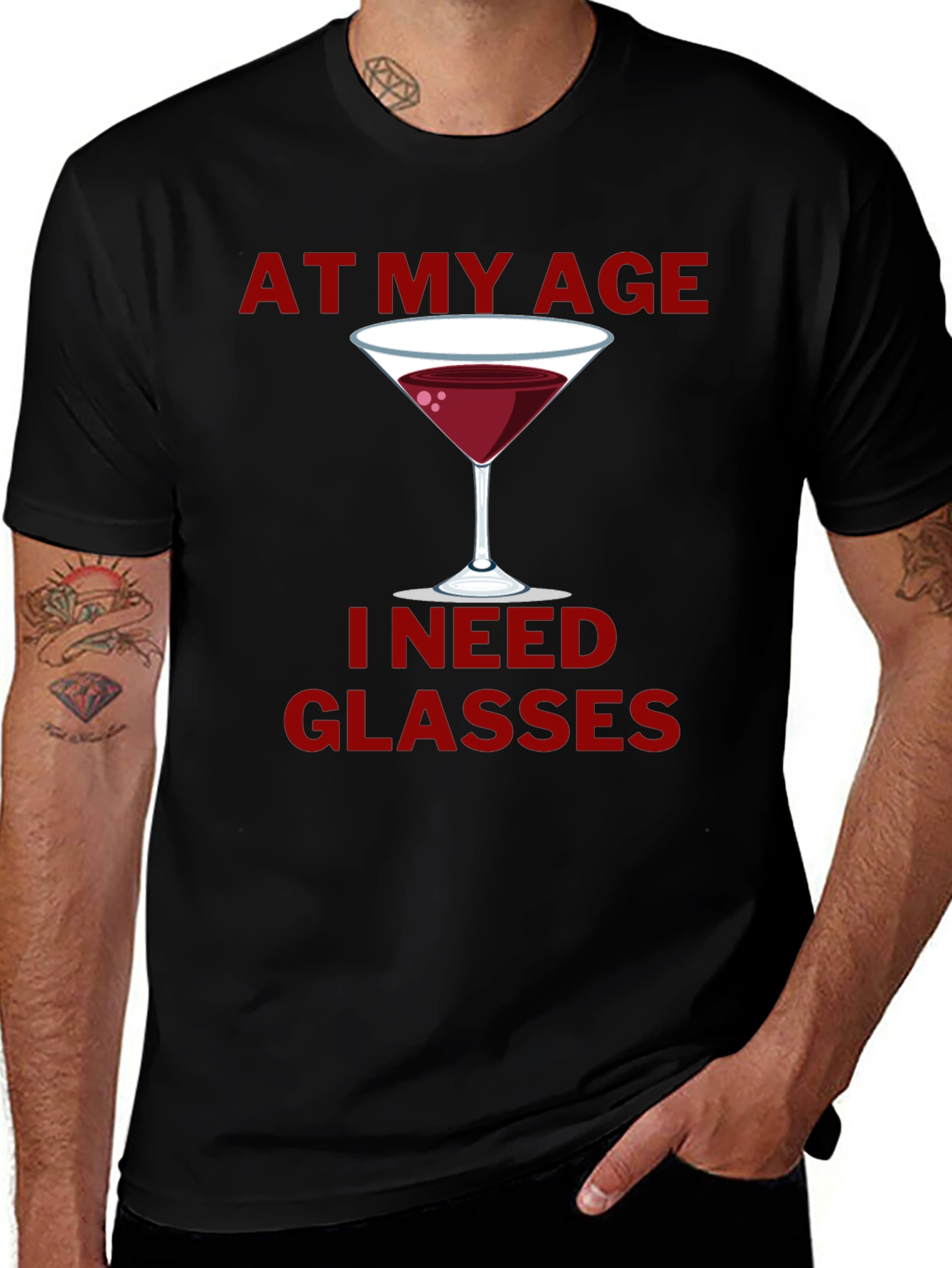 Funny At My Age Glasses T-Shirt