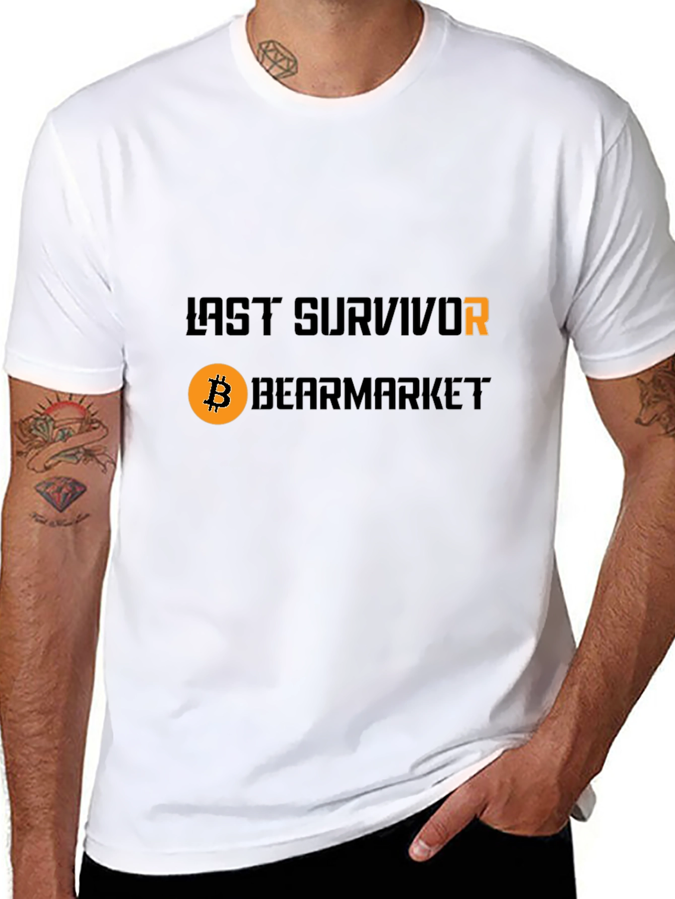 Last Survivor Bearmarket Black T-Shirt