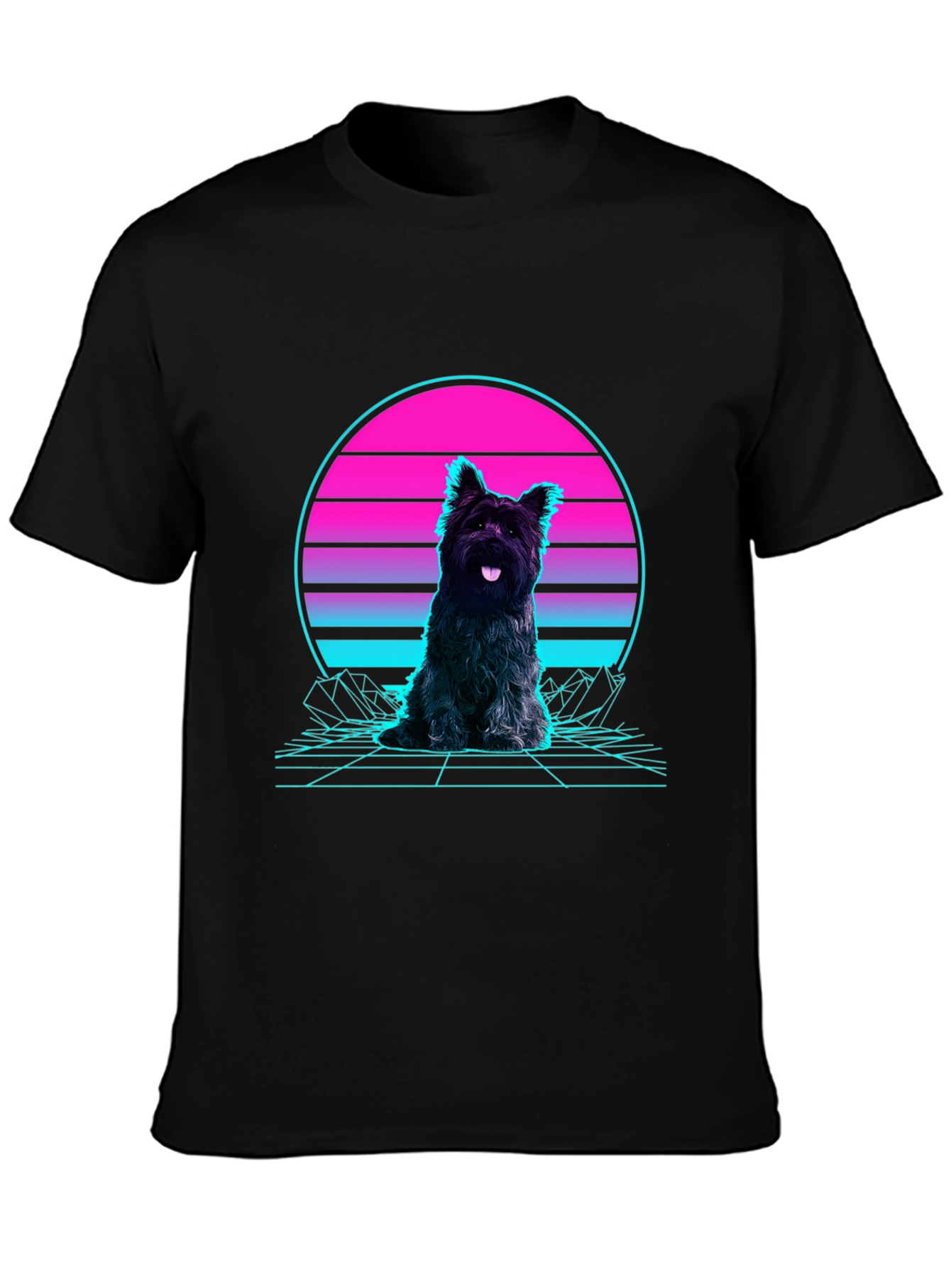 Retro Dog Graphic T-Shirt