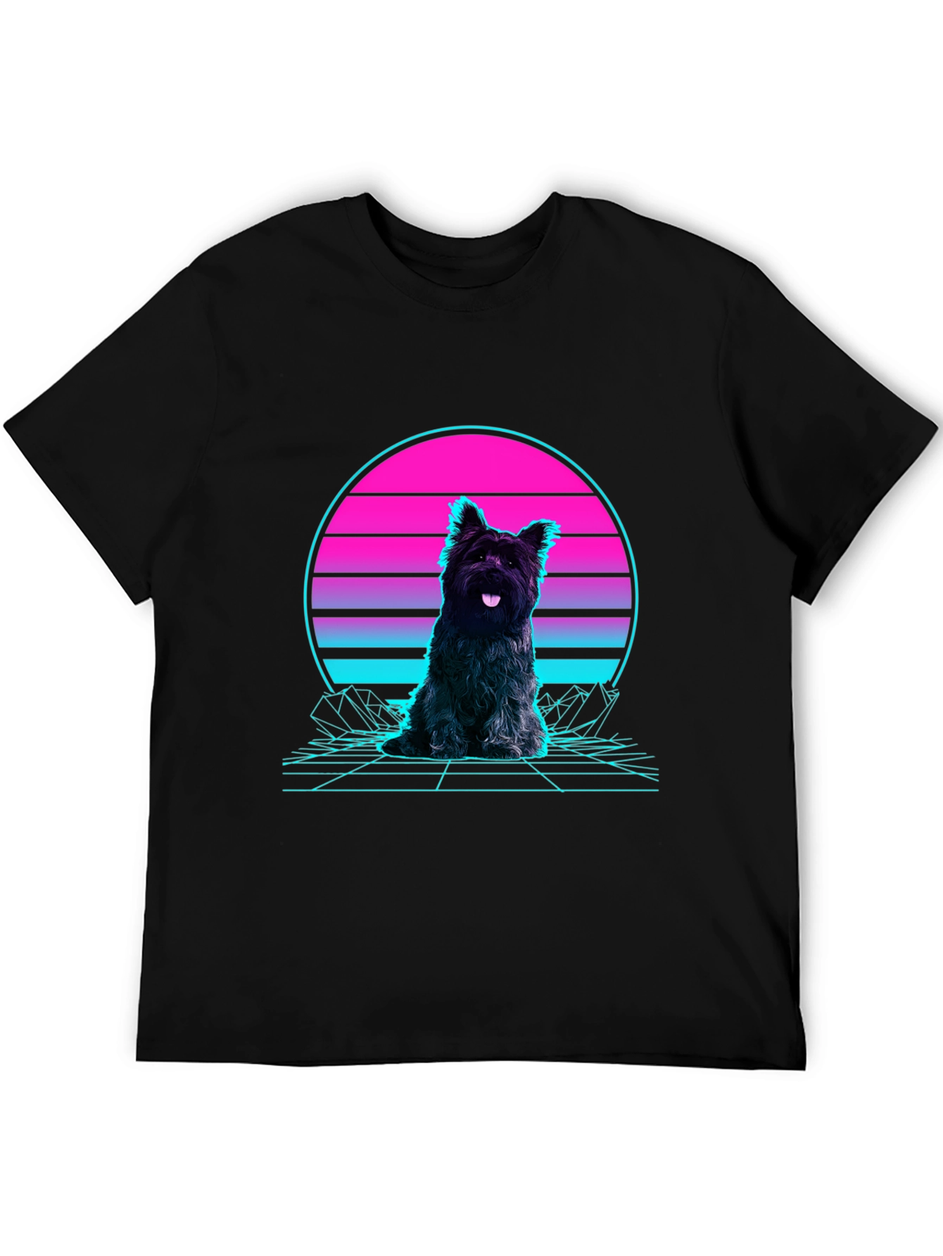 Retro Dog Graphic T-Shirt