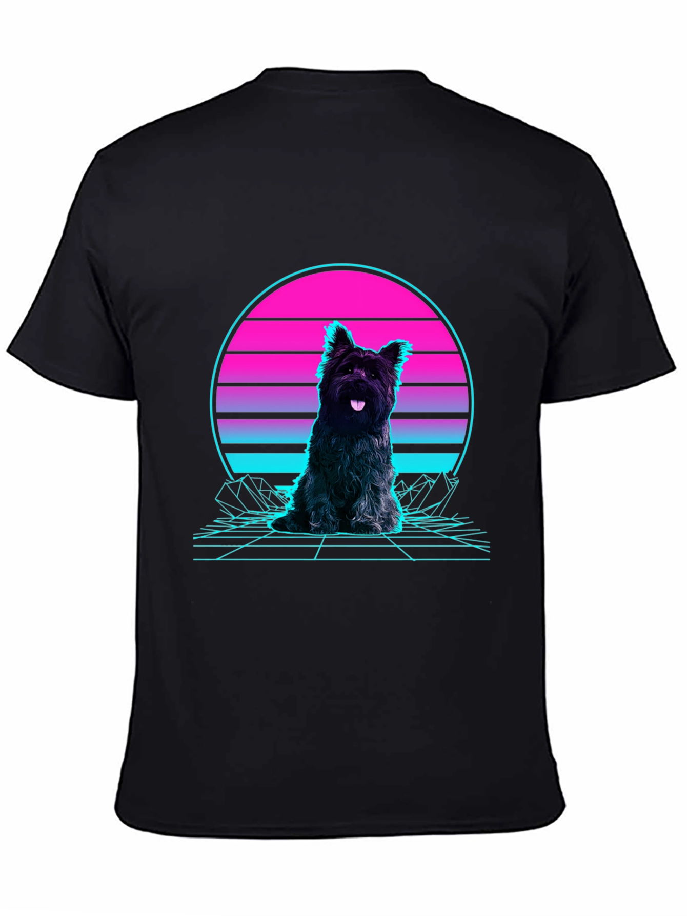Retro Dog Graphic T-Shirt