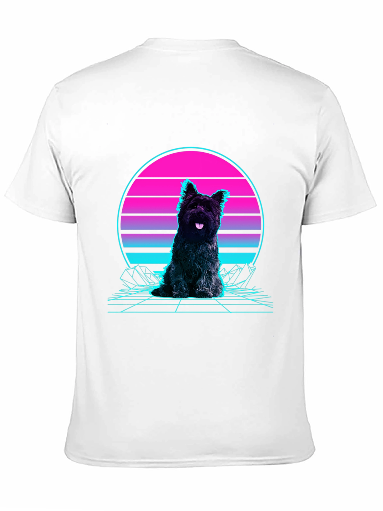 Retro Dog Graphic T-Shirt