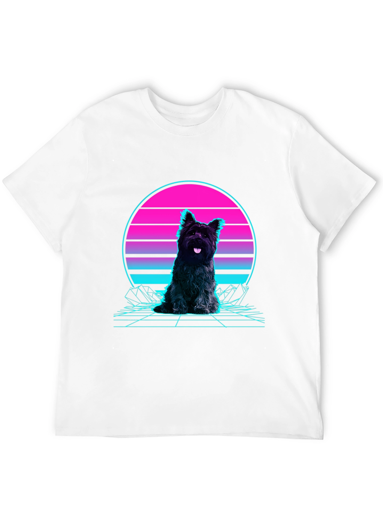Retro Dog Graphic T-Shirt