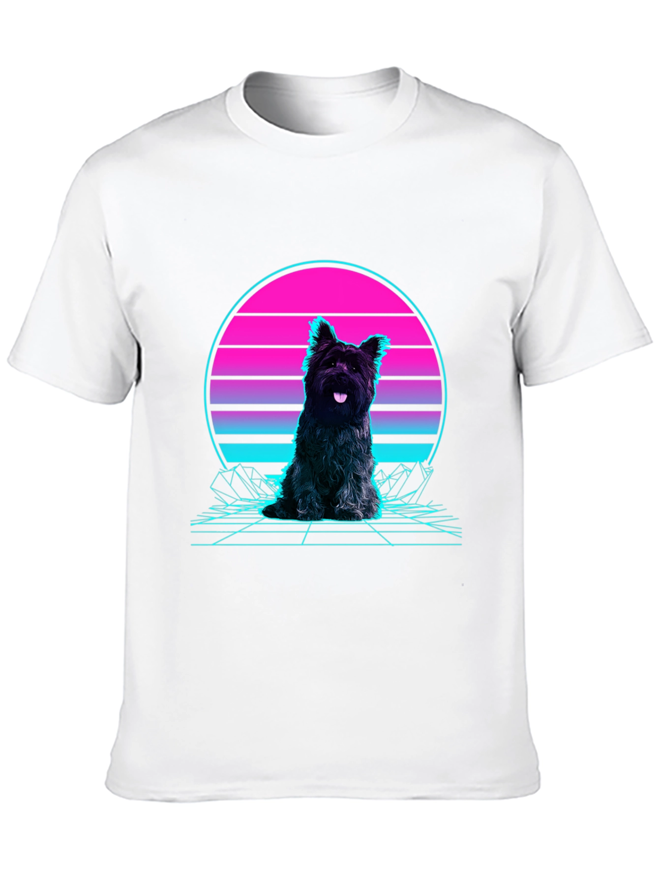 Retro Dog Graphic T-Shirt