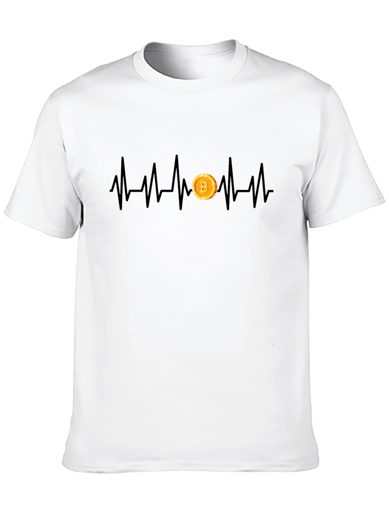 Bitcoin Heartbeat T-Shirt - Crypto Lover Tee