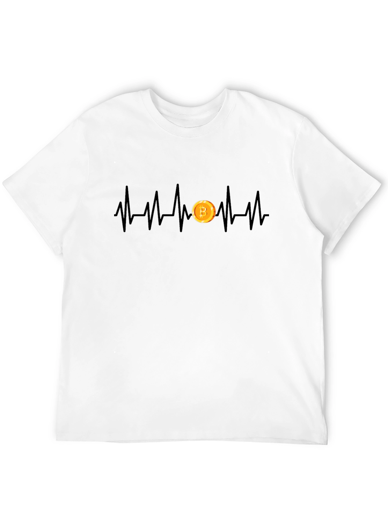 Bitcoin Heartbeat T-Shirt - Crypto Lover Tee