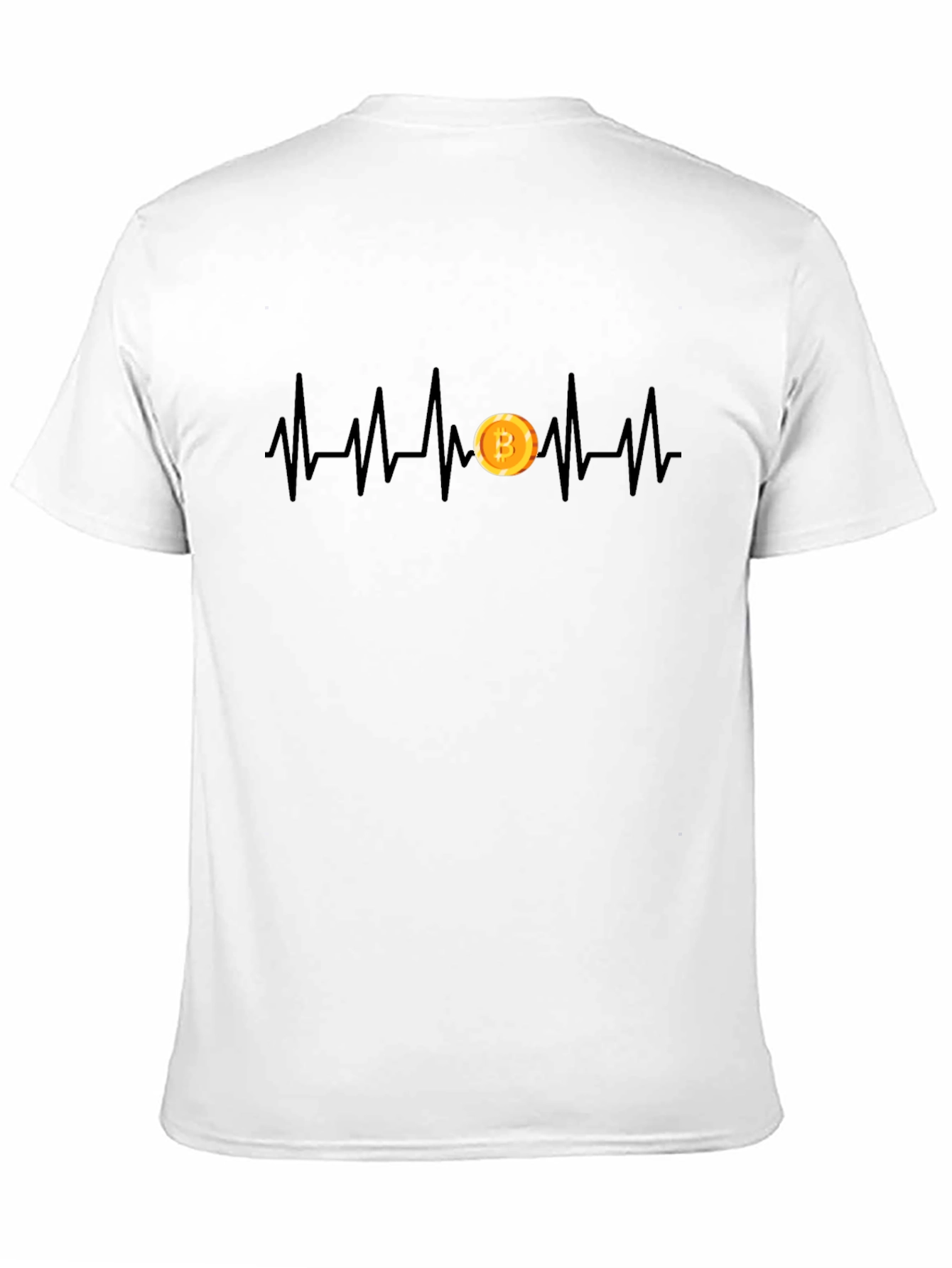 Bitcoin Heartbeat T-Shirt - Crypto Lover Tee