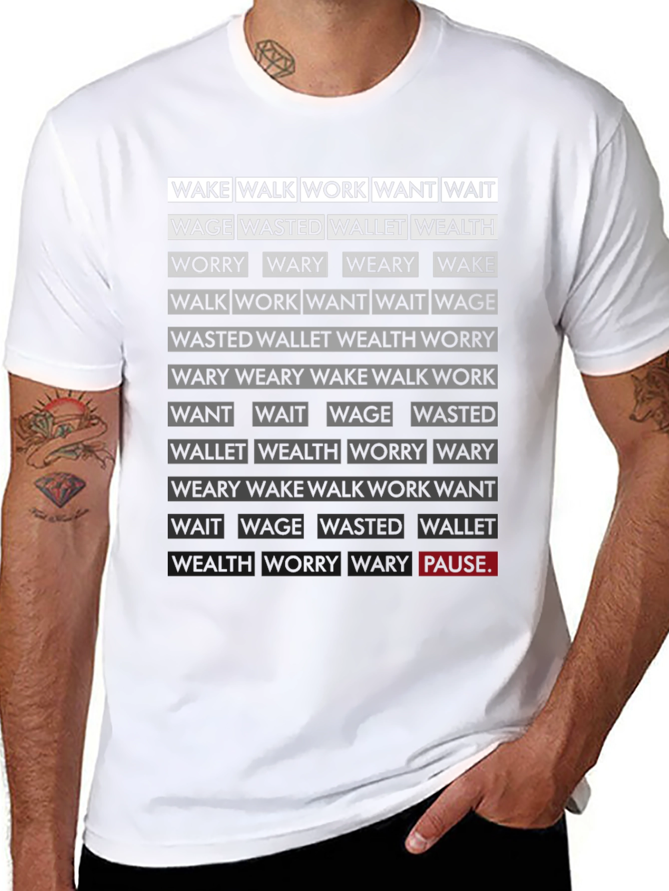 Life Cycle Mens Graphic T-Shirt - Pause and Reflect
