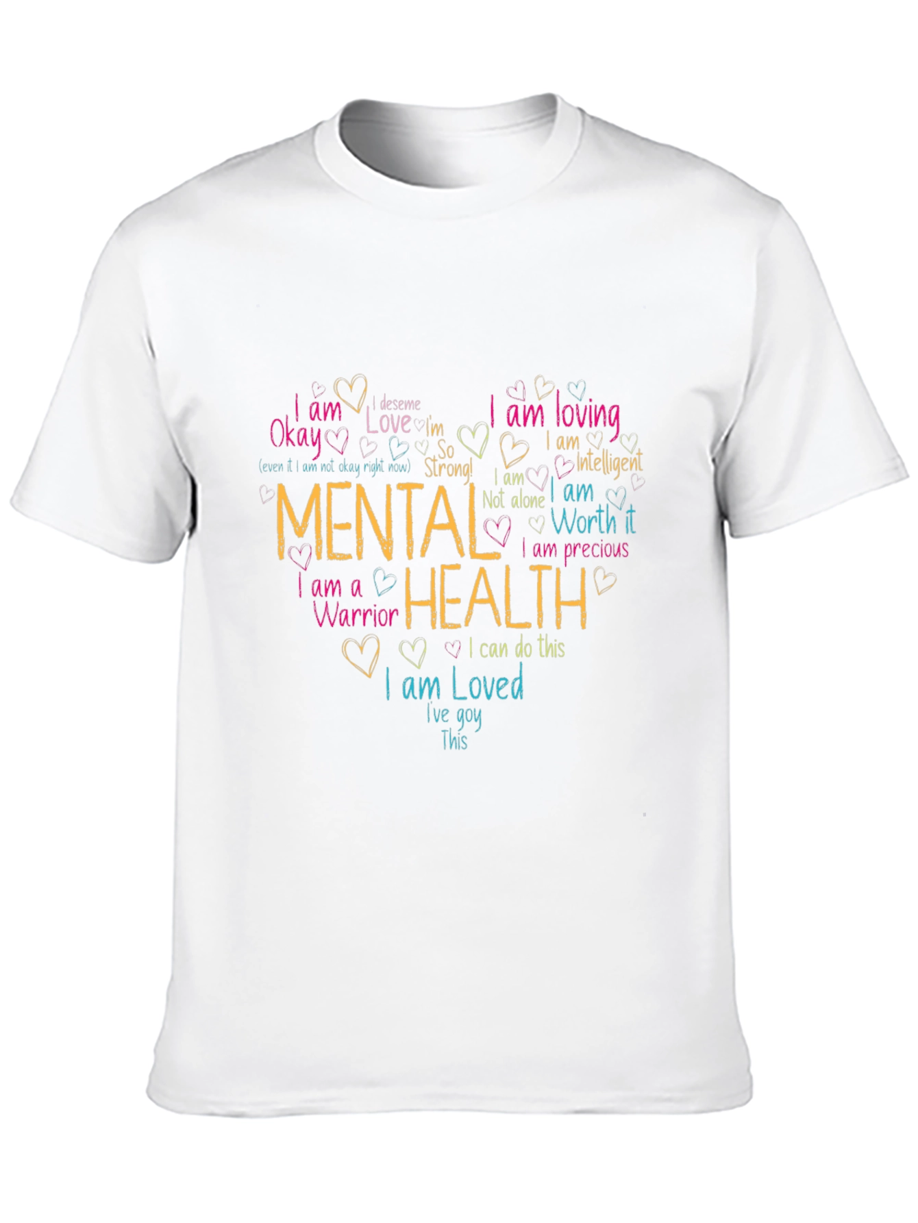 Mental Health Awareness Black T-Shirt