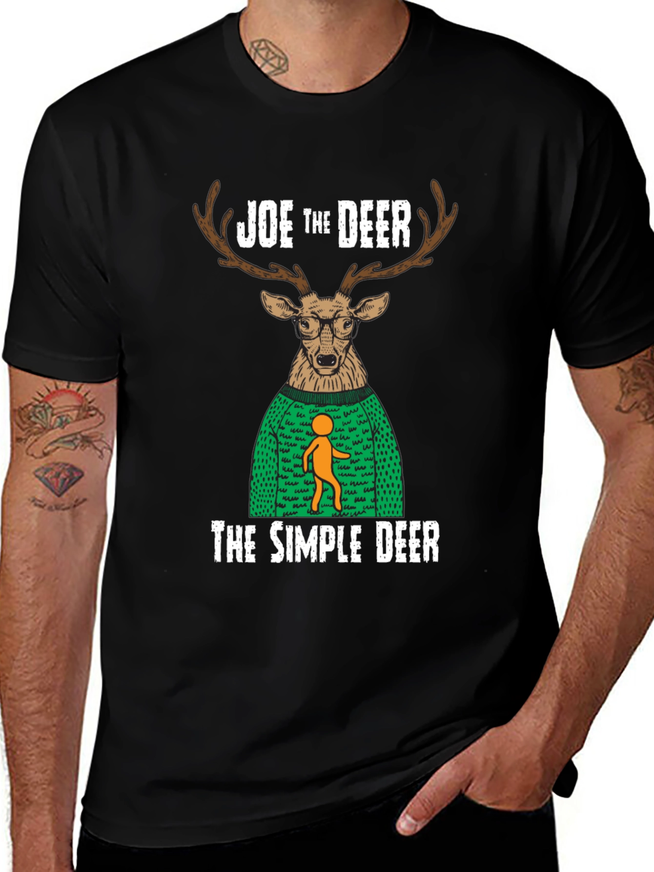 Joe the Deer T-Shirt - Novelty Graphic Tee