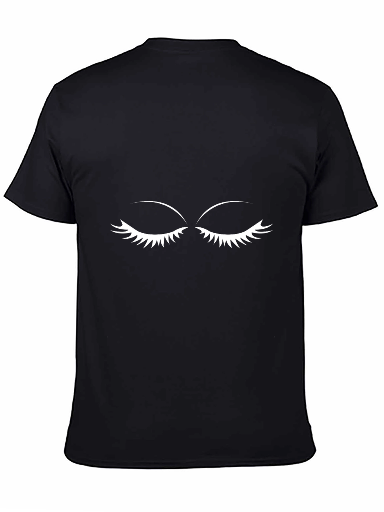 Eyelash Graphic Black T-Shirt - Unisex