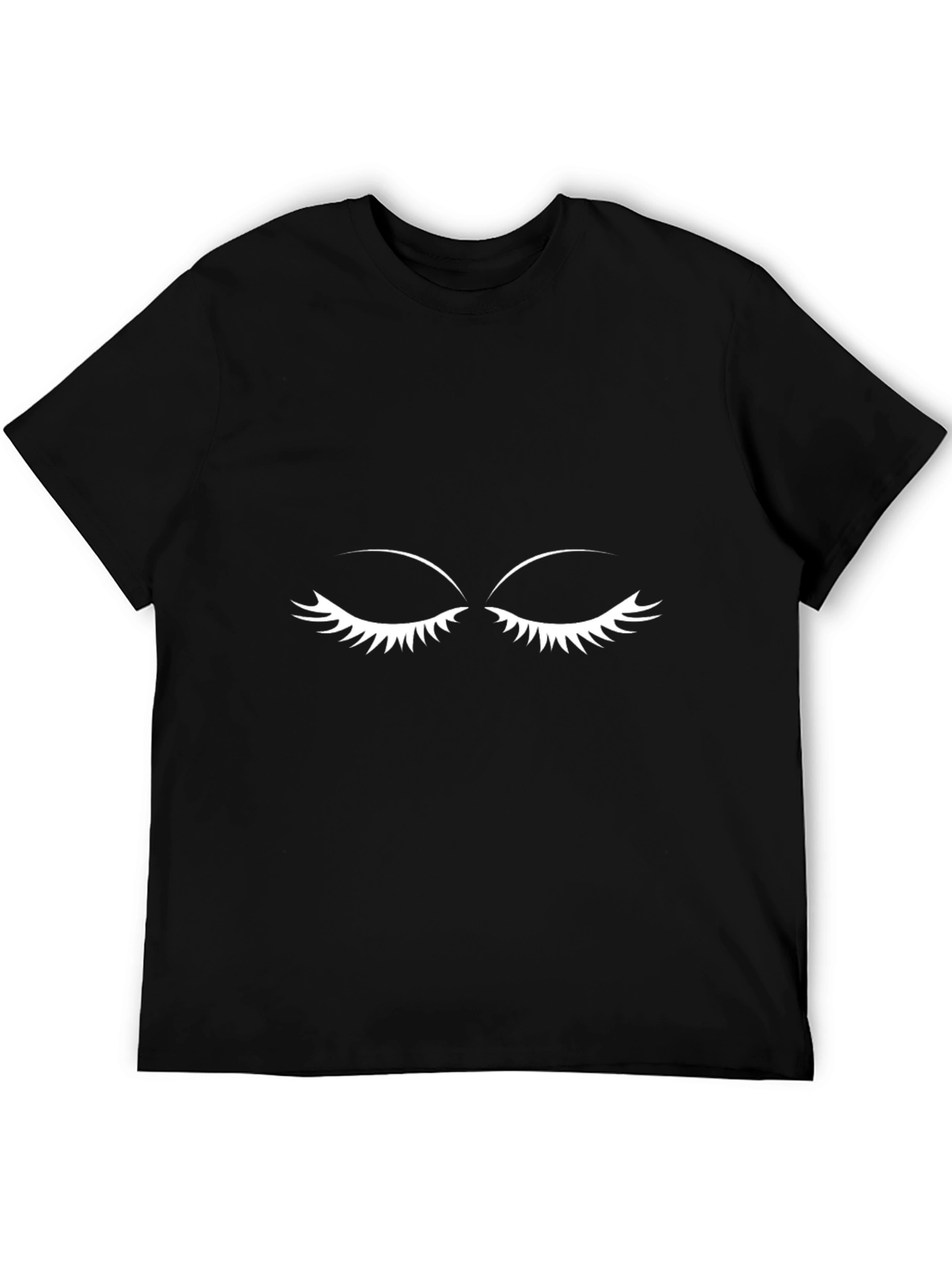 Eyelash Graphic Black T-Shirt - Unisex