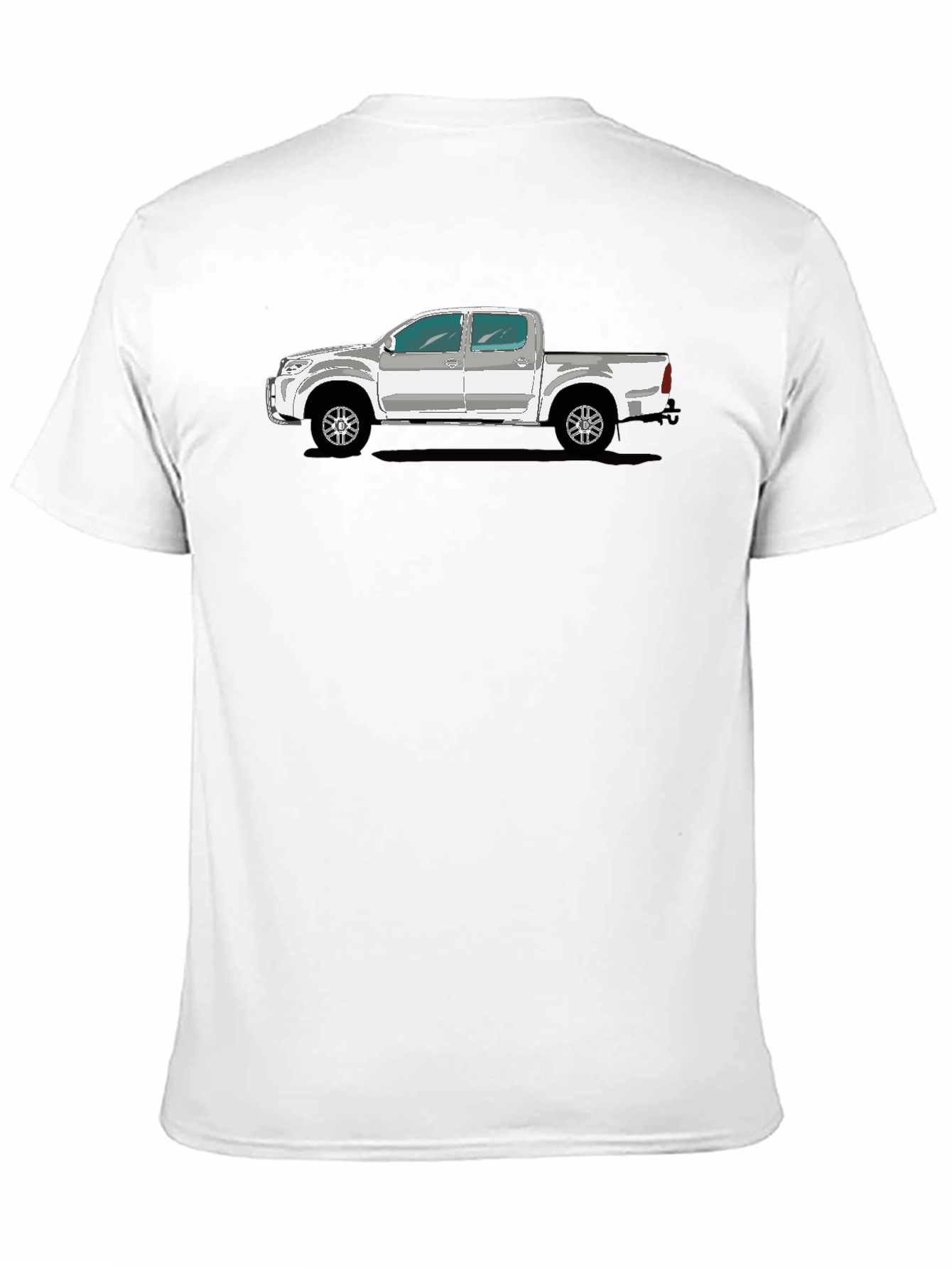 Truck Graphic Tee - Mens Black Cotton T-Shirt