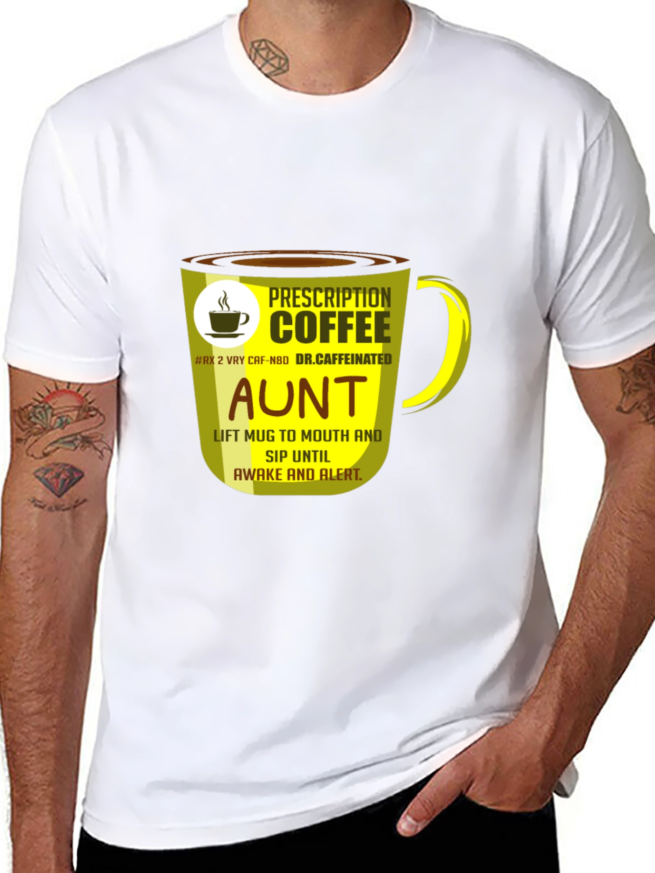 Prescription Coffee Aunt T-Shirt