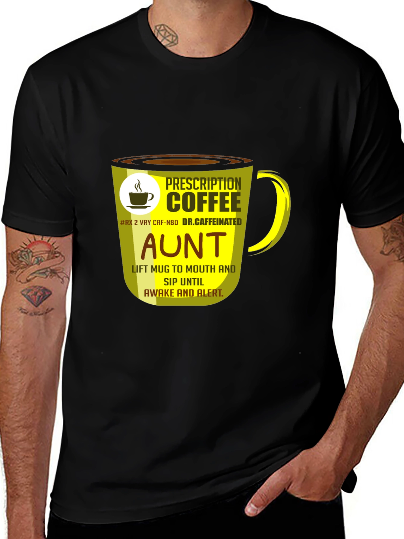 Prescription Coffee Aunt T-Shirt