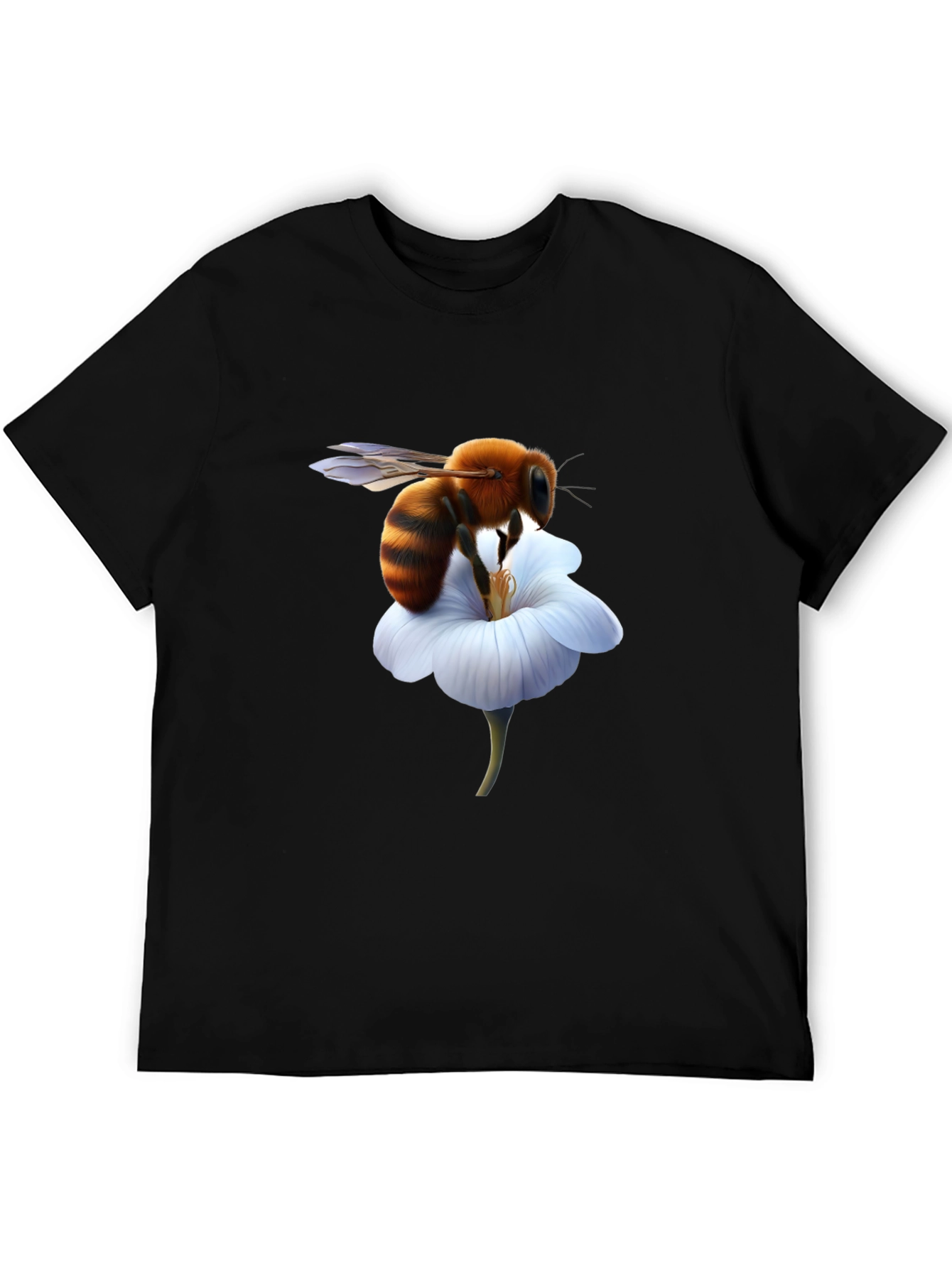 Bee on Flower Graphic T-Shirt