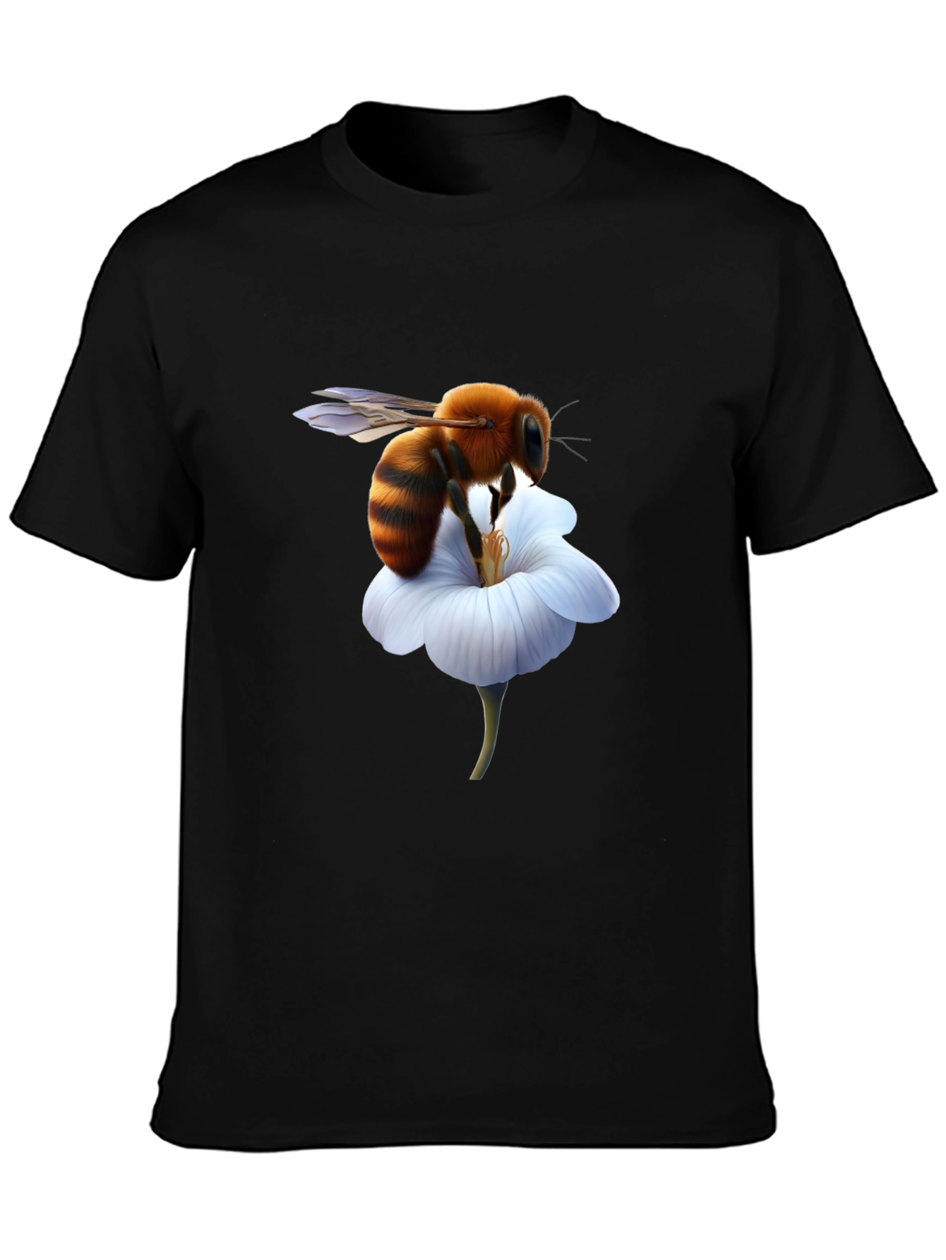 Bee on Flower Graphic T-Shirt