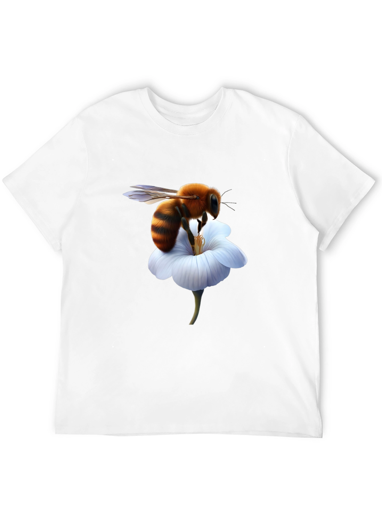 Bee on Flower Graphic T-Shirt