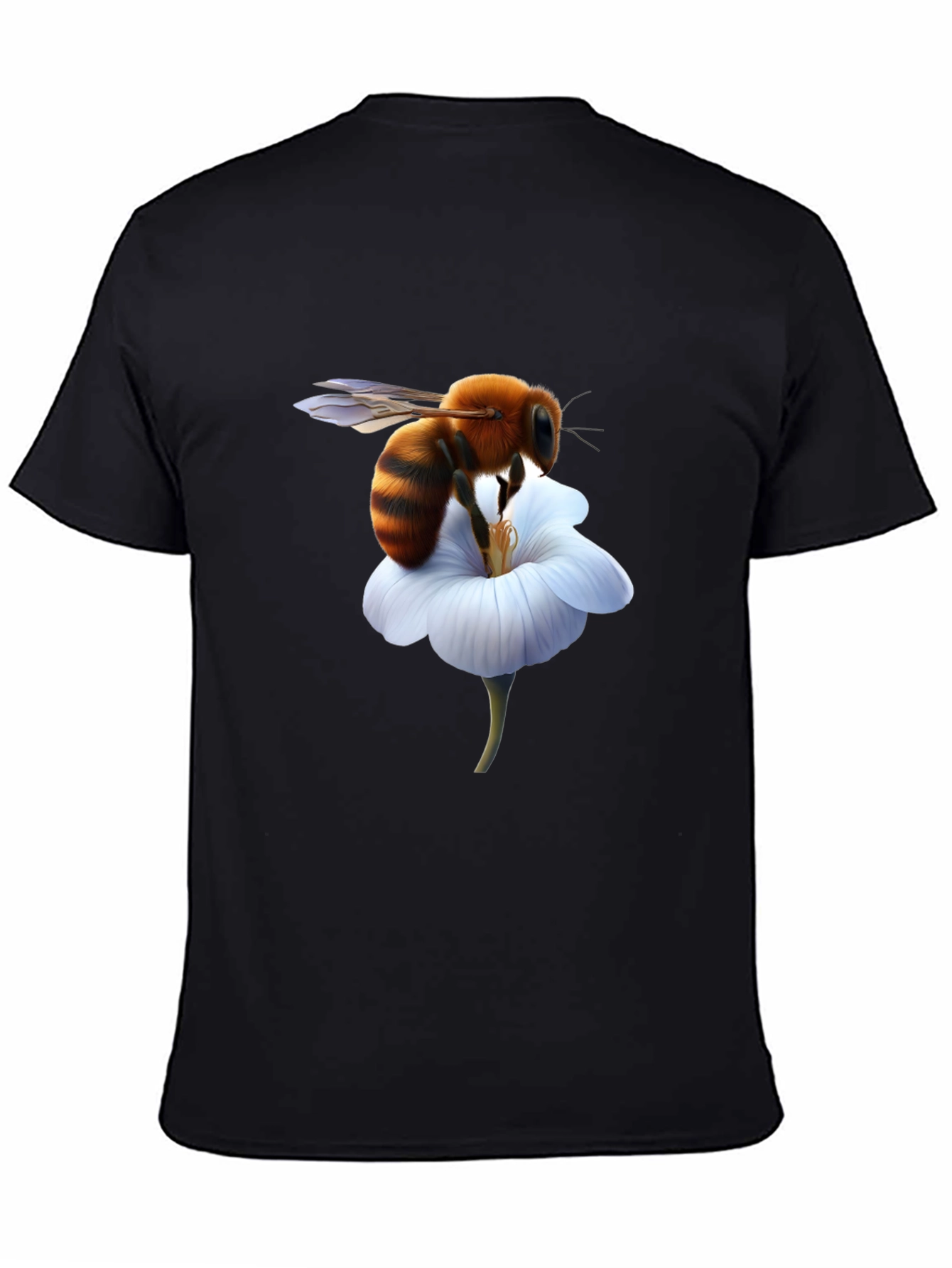 Bee on Flower Graphic T-Shirt