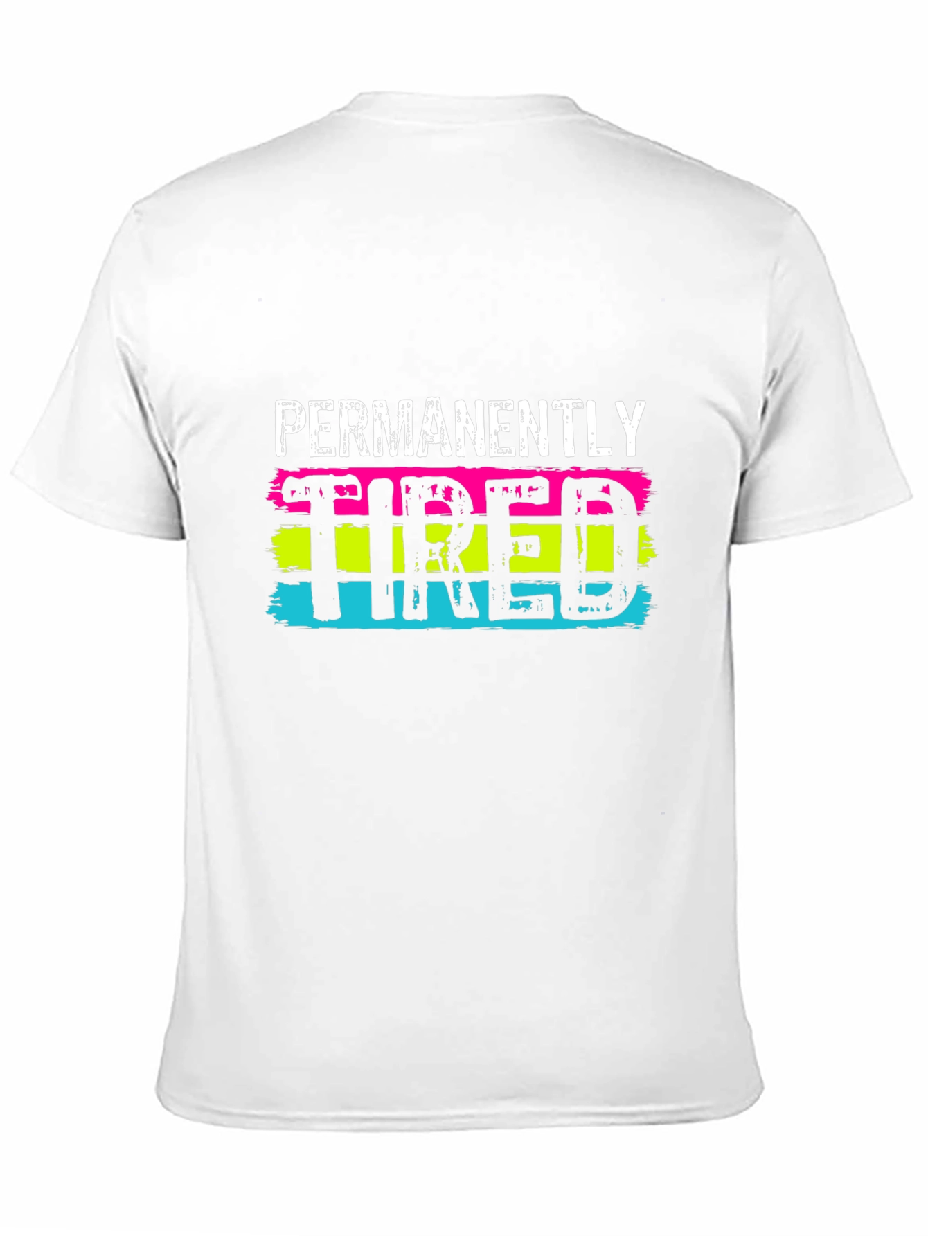 Permanently Tired Graphic T-Shirt - Black
