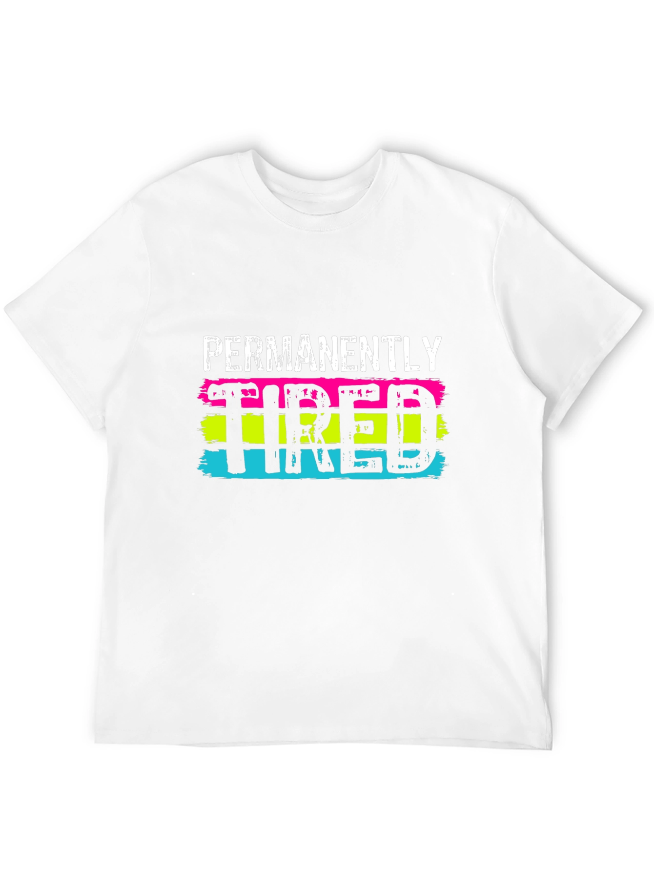 Permanently Tired Graphic T-Shirt - Black