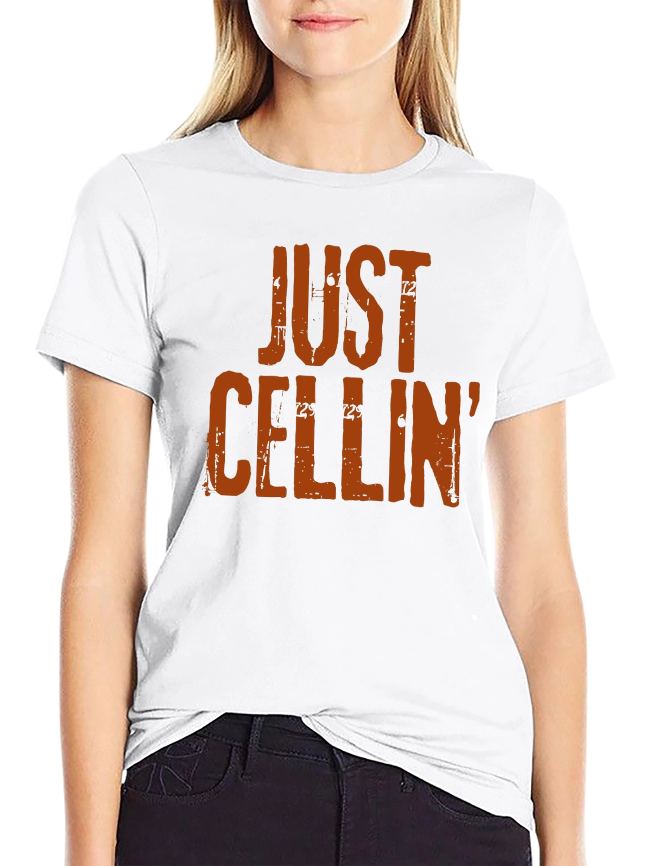 Just Cellin Black Graphic Tee