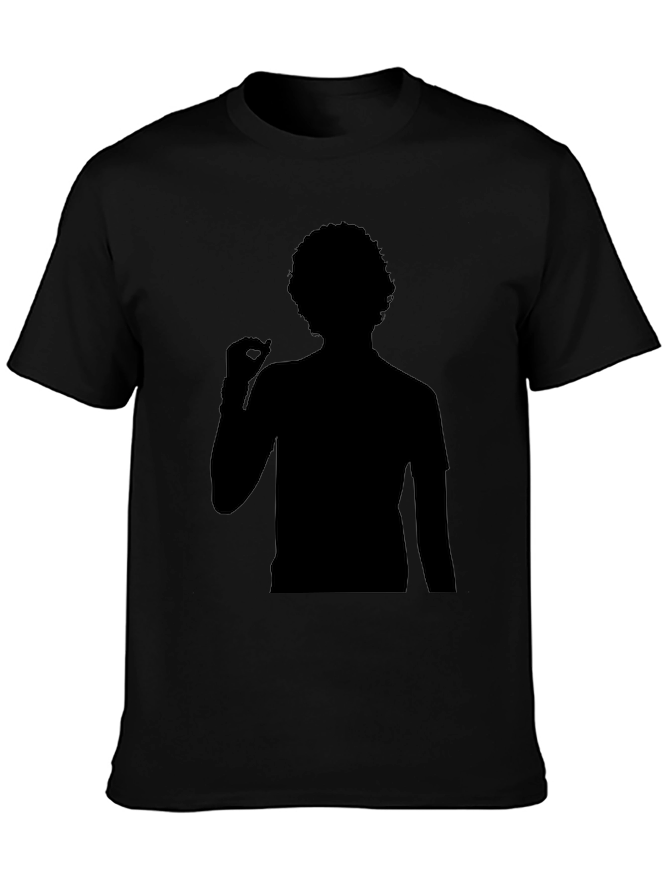 Silhouette Graphic Tee - Mens Black T-Shirt