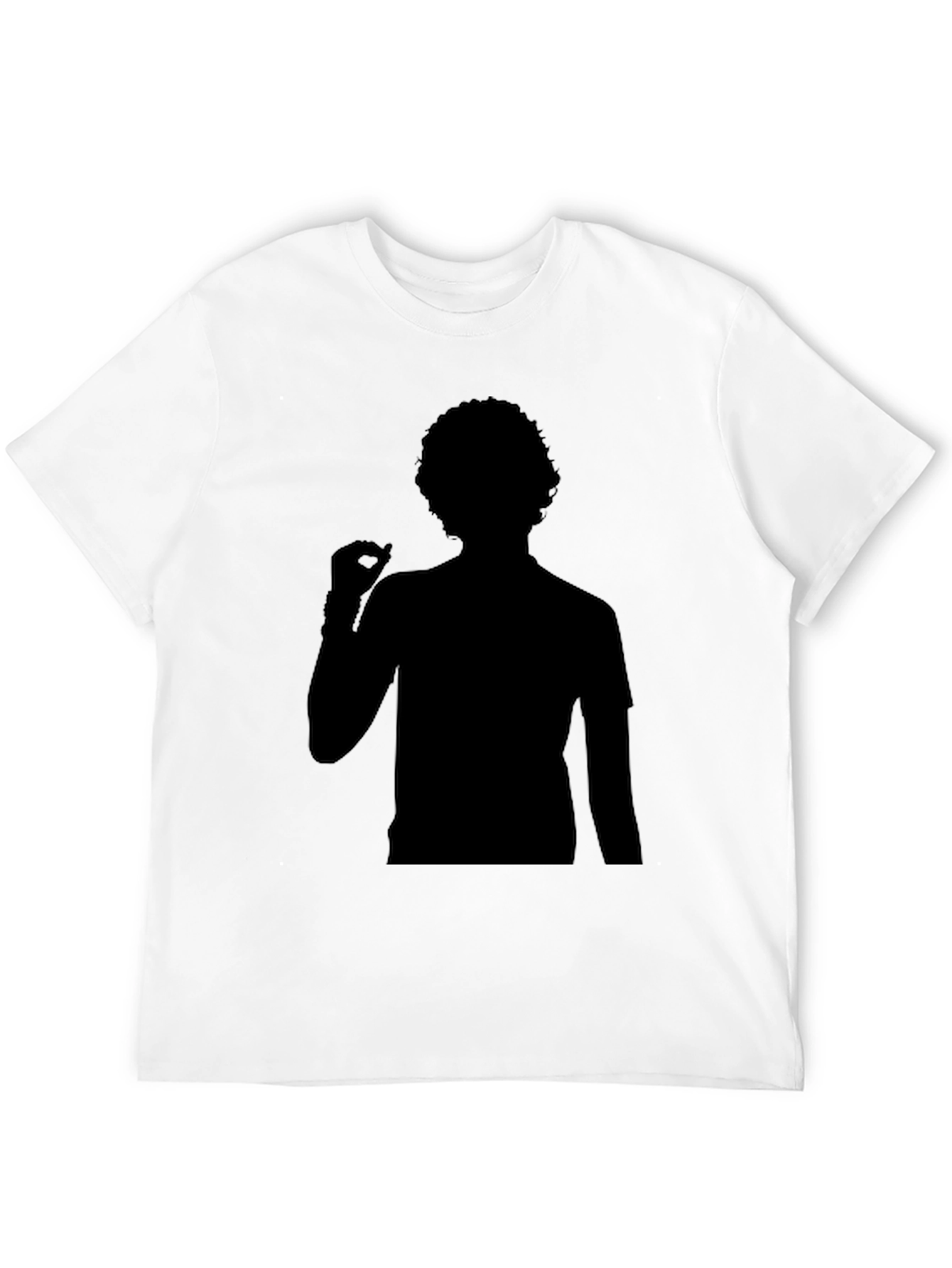Silhouette Graphic Tee - Mens Black T-Shirt