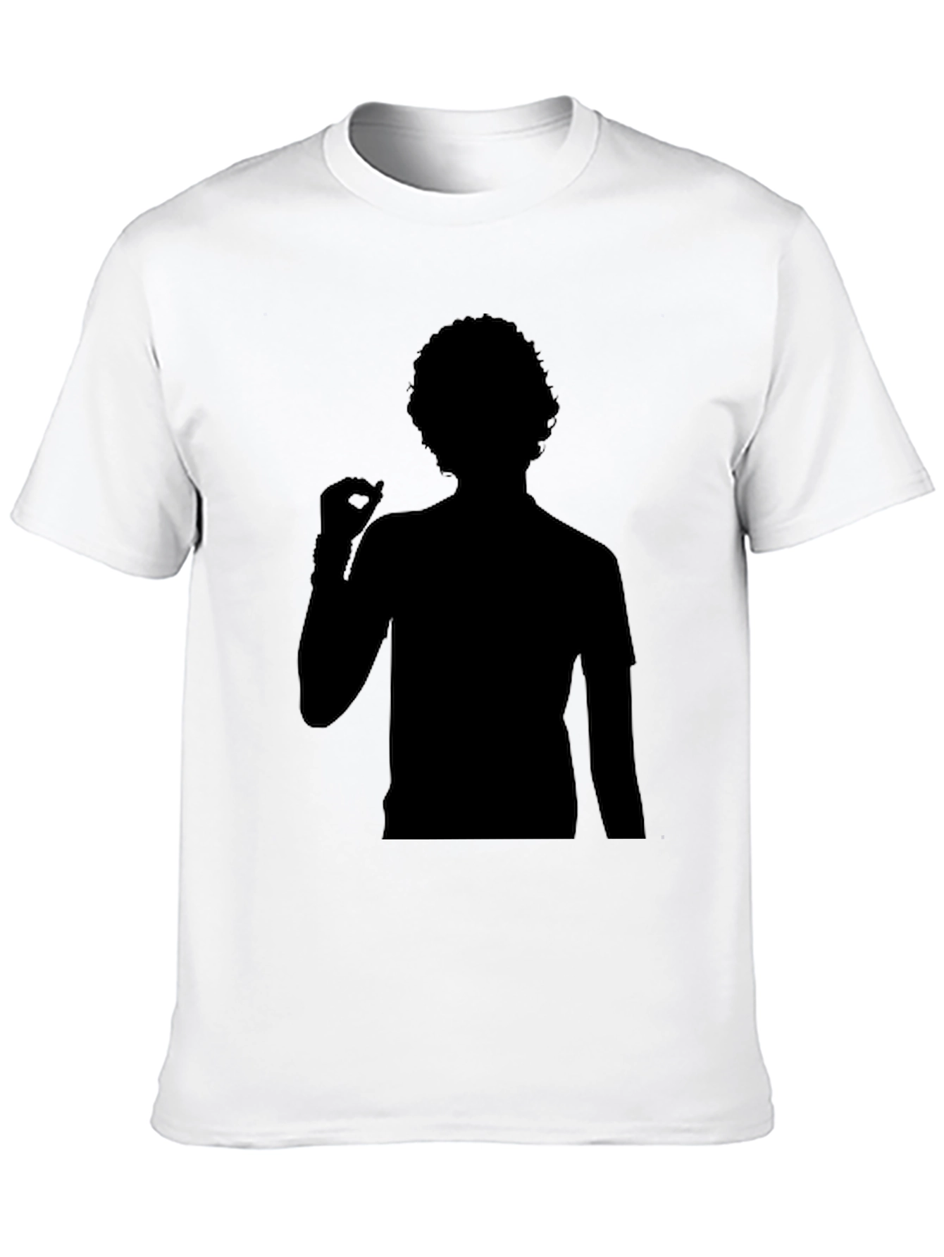 Silhouette Graphic Tee - Mens Black T-Shirt