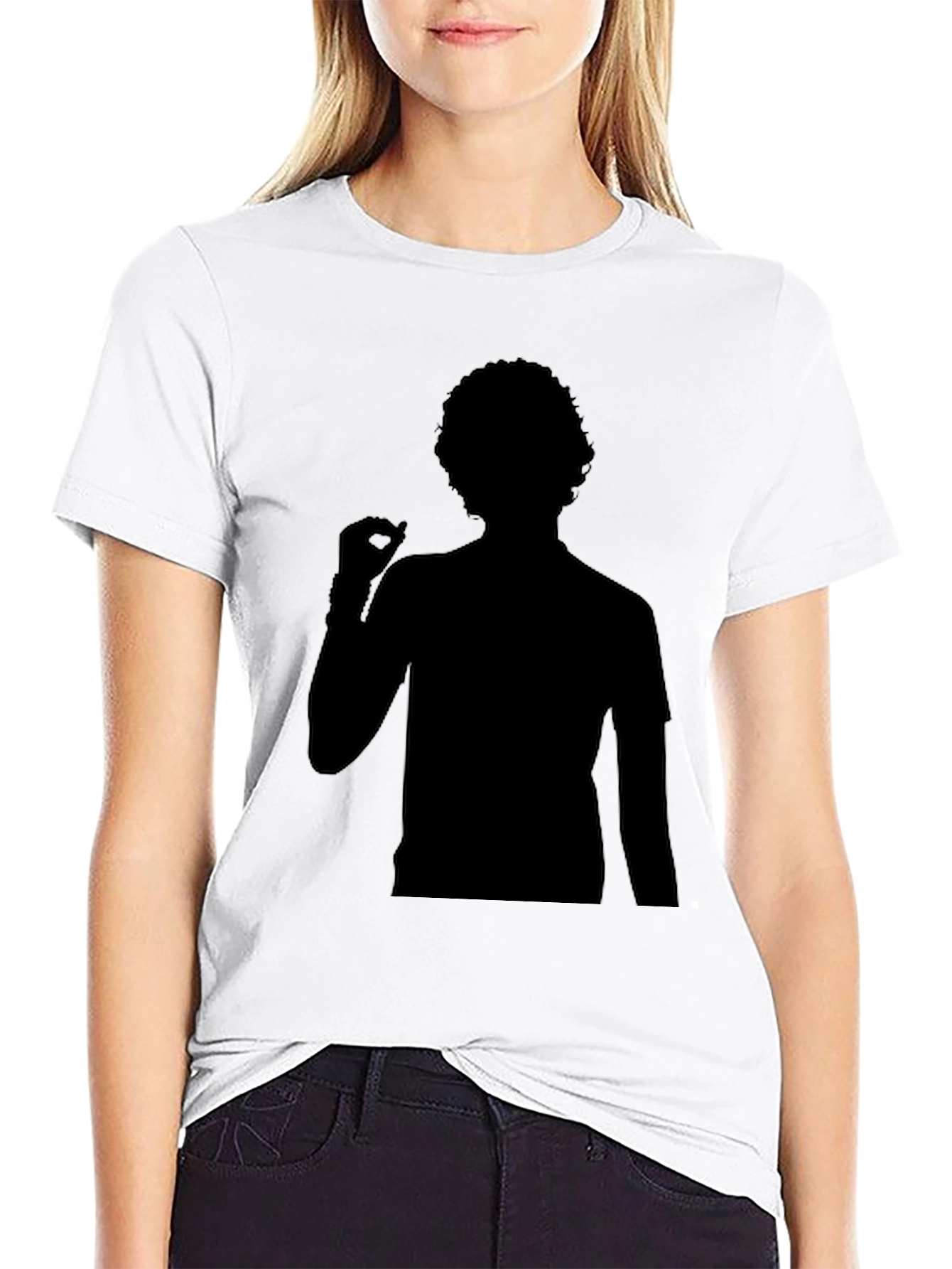 Silhouette Graphic Tee - Mens Black T-Shirt