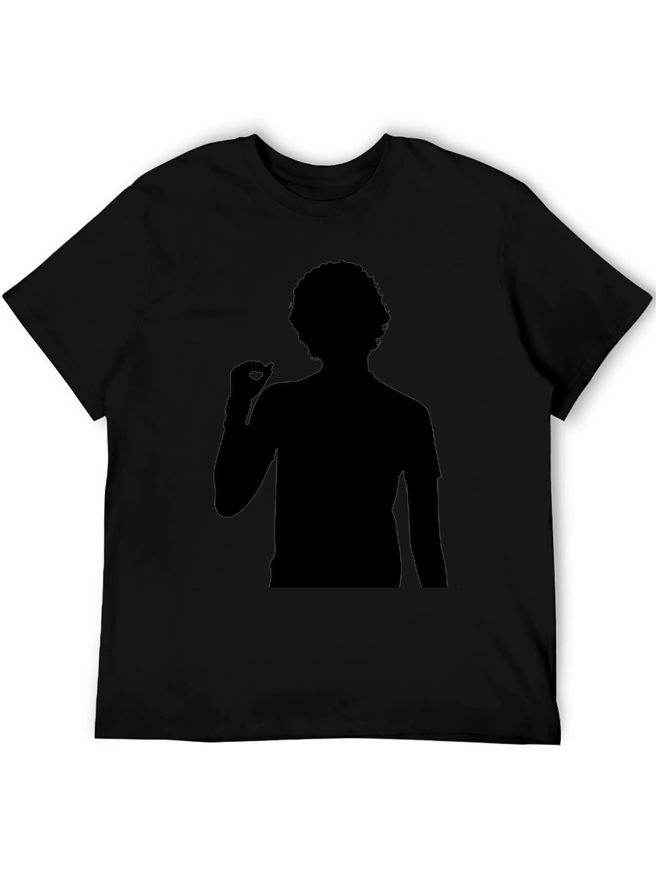 Silhouette Graphic Tee - Mens Black T-Shirt