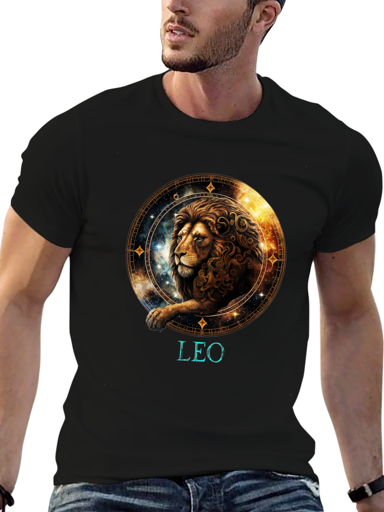 Leo Zodiac Lion Graphic T-Shirt