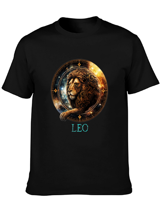 Leo Zodiac Lion Graphic T-Shirt