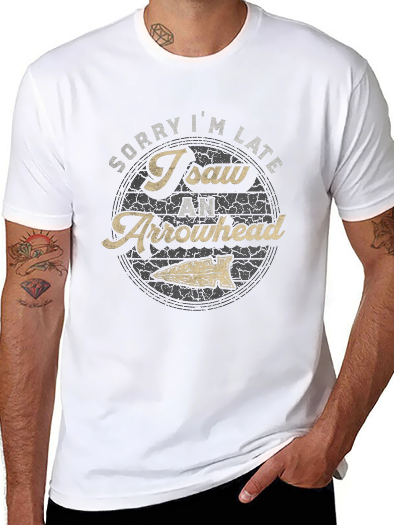 Sorry Im Late Arrowhead T-Shirt