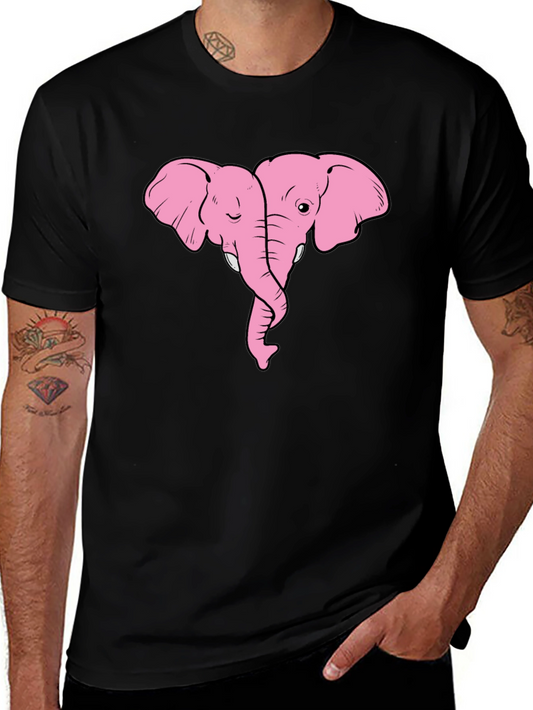 Pink Elephant Love T-Shirt