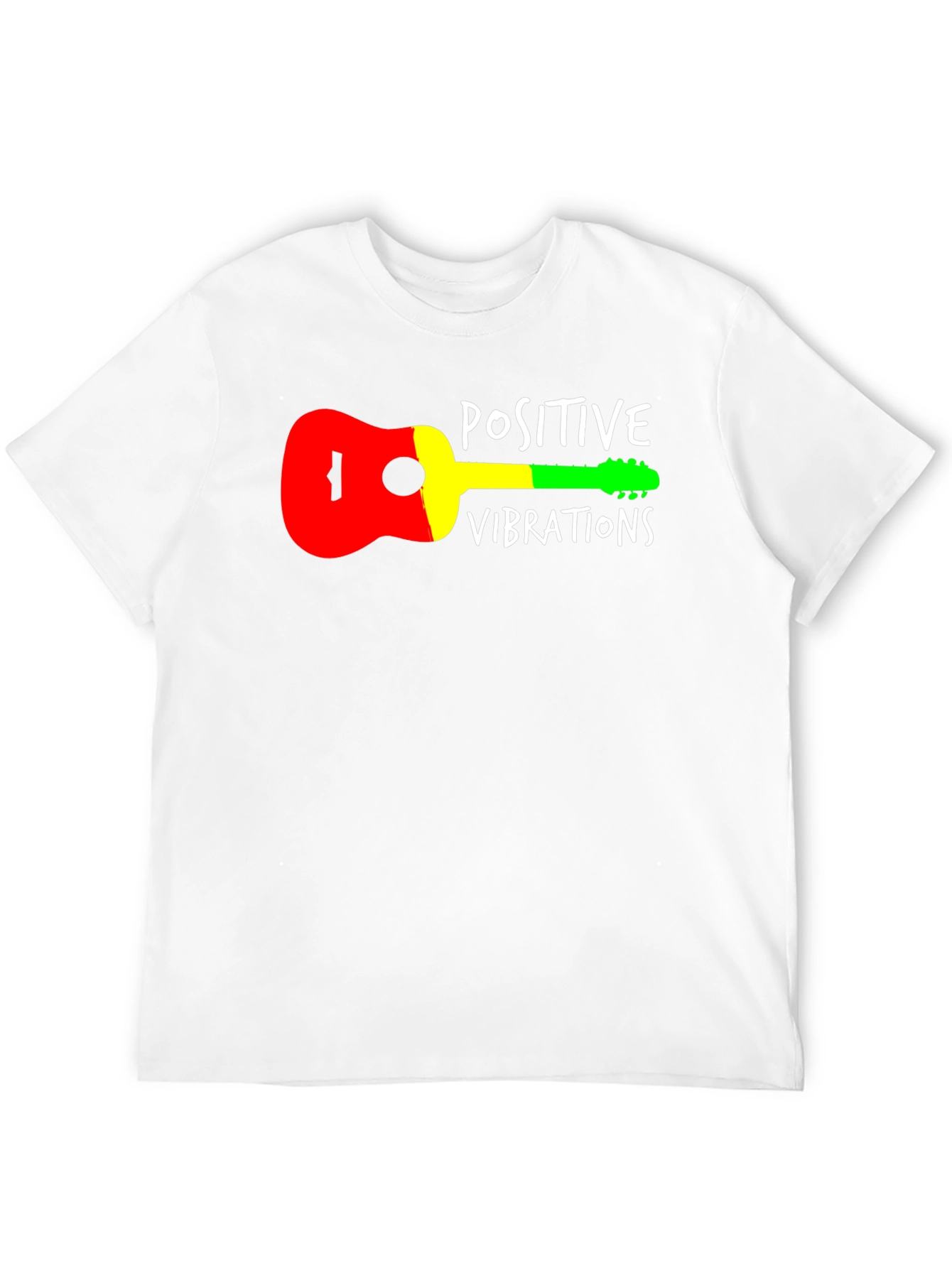 Positive Vibrations Reggae Guitar T-Shirt