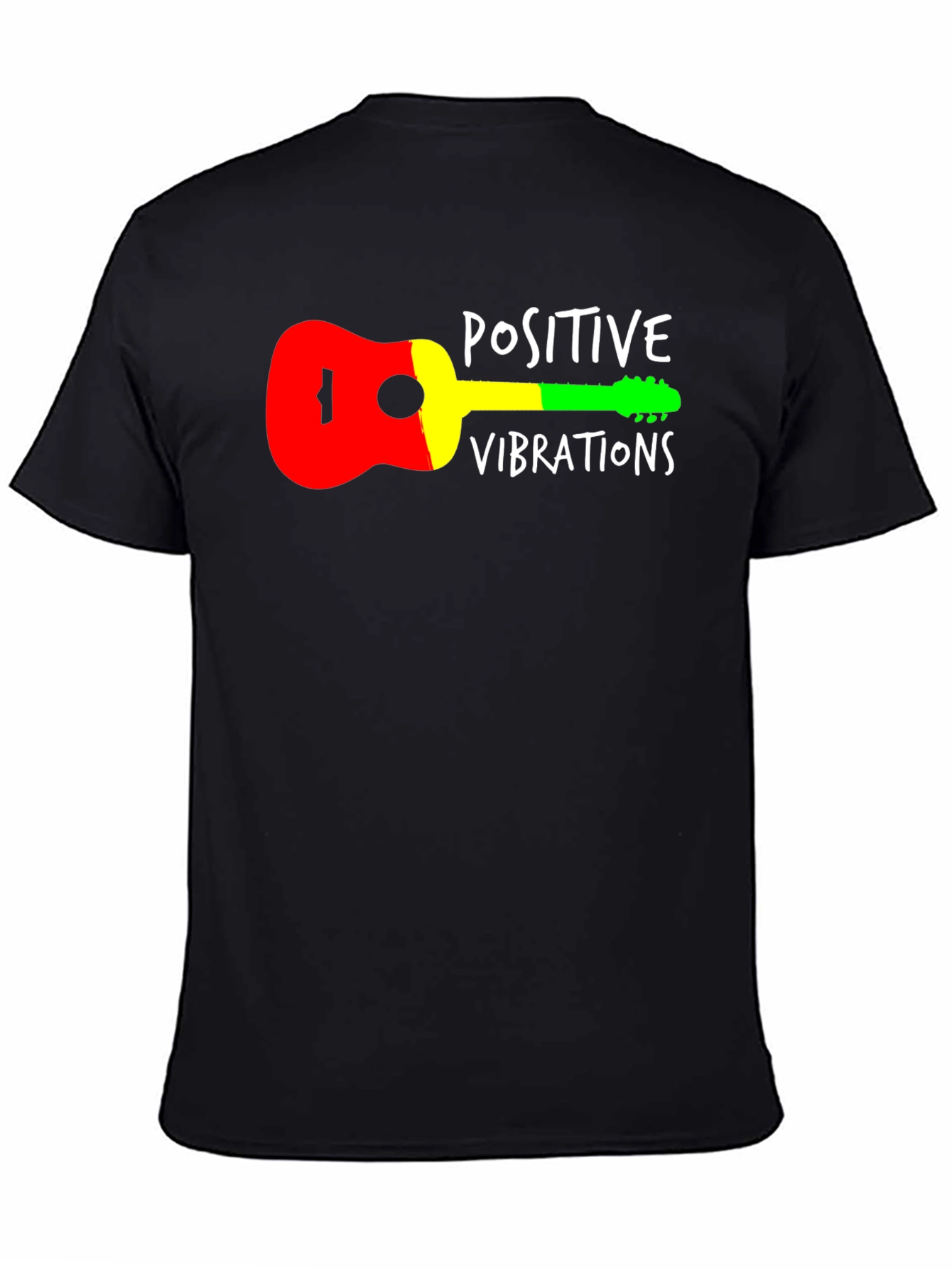 Positive Vibrations Reggae Guitar T-Shirt