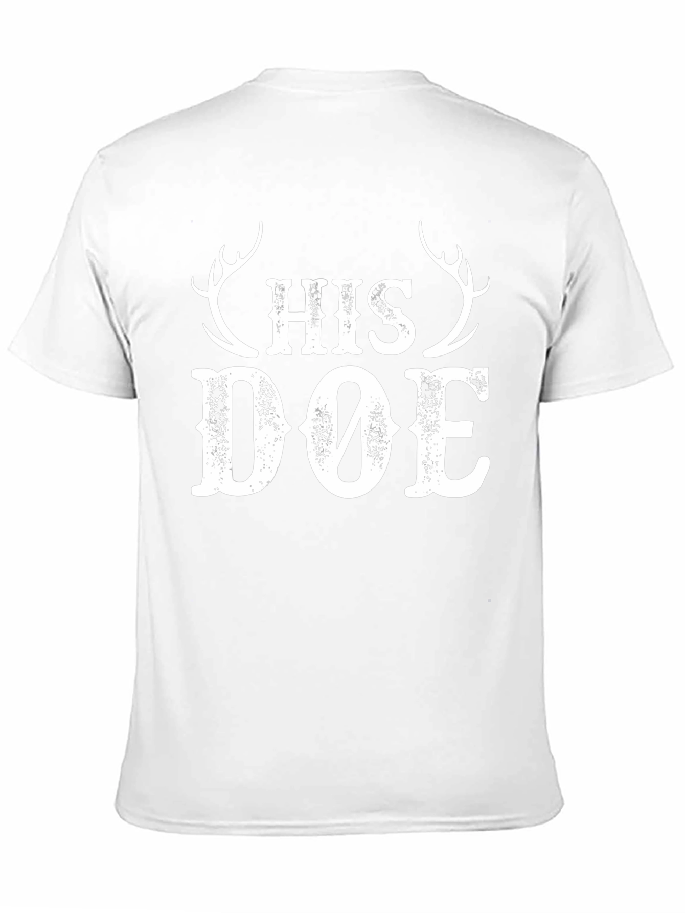 His Doe Graphic Tee - Hunting Couple Shirt