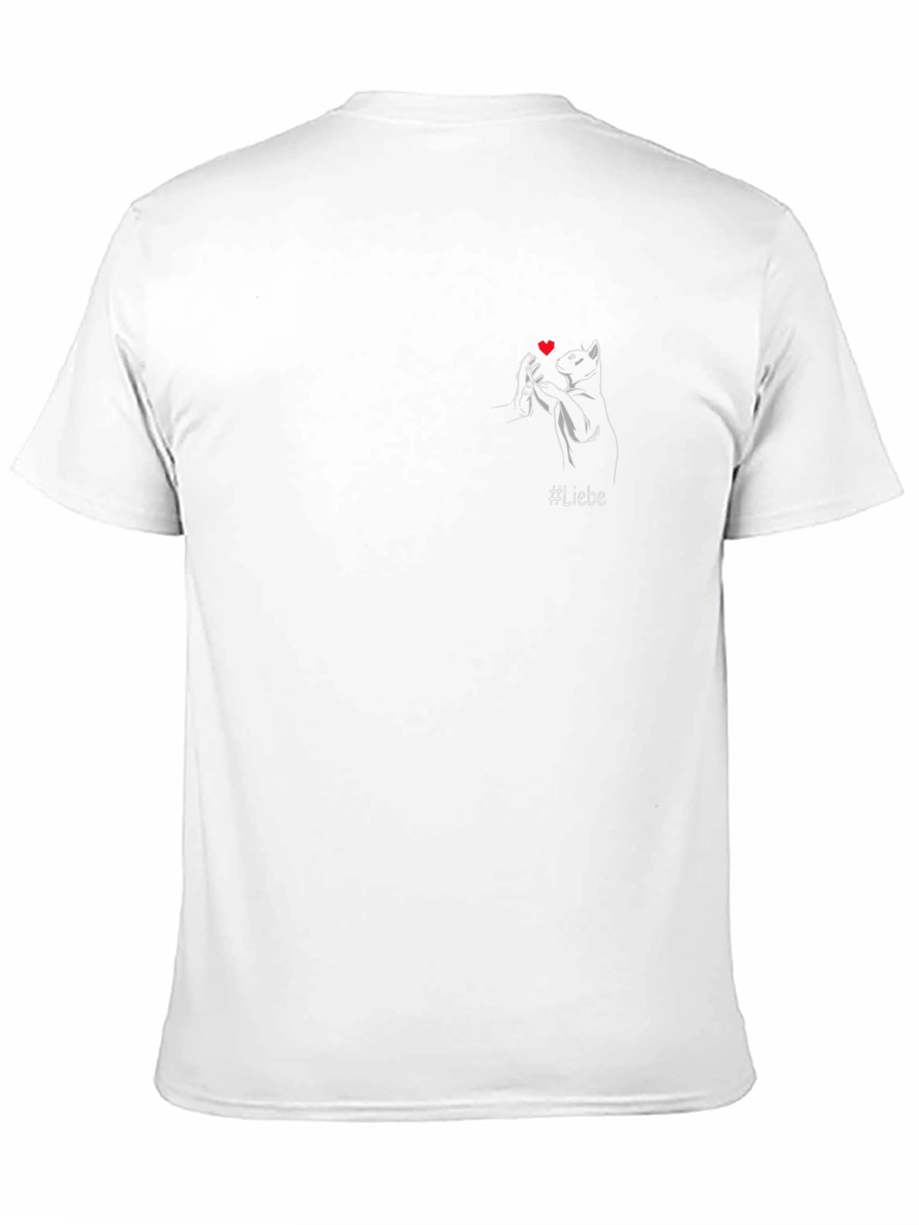 Liebe Cat Heart T-Shirt