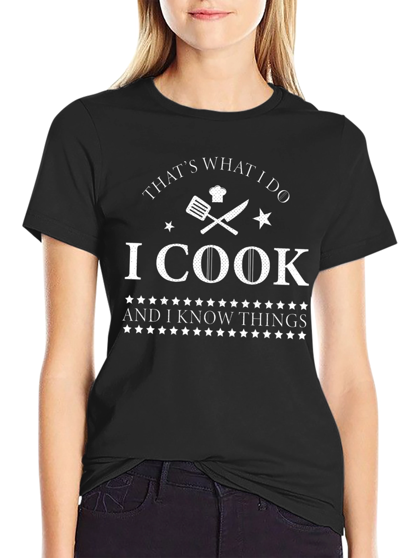 I Cook and I Know Things Chef T-Shirt