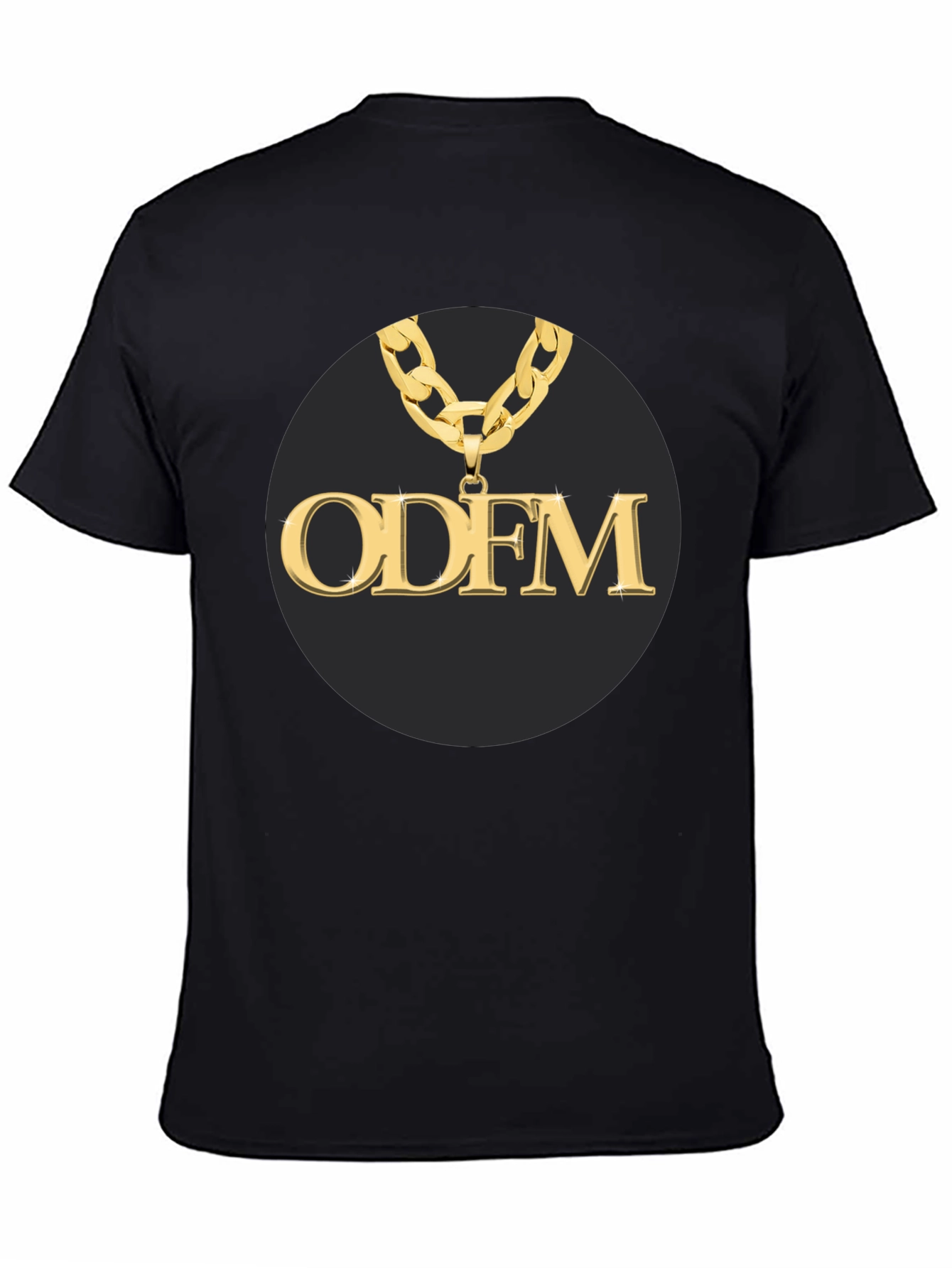 ODFM Gold Chain Black T-Shirt