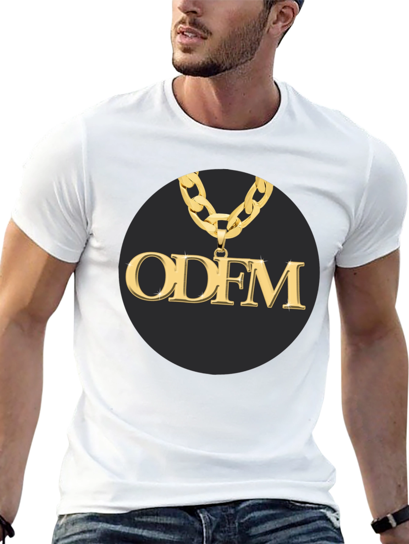 ODFM Gold Chain Black T-Shirt