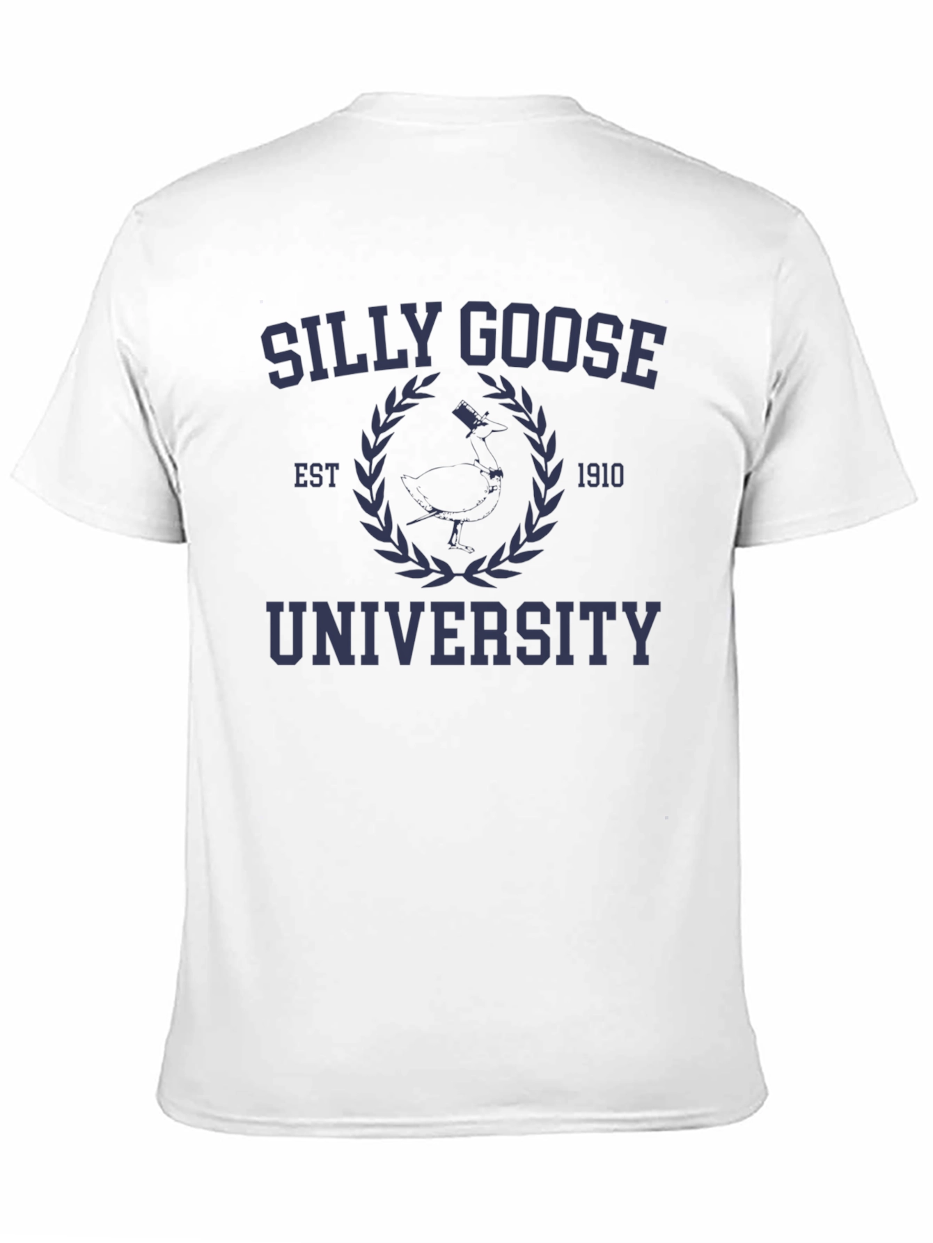 Silly Goose University T-Shirt - Est. 1910 - Black