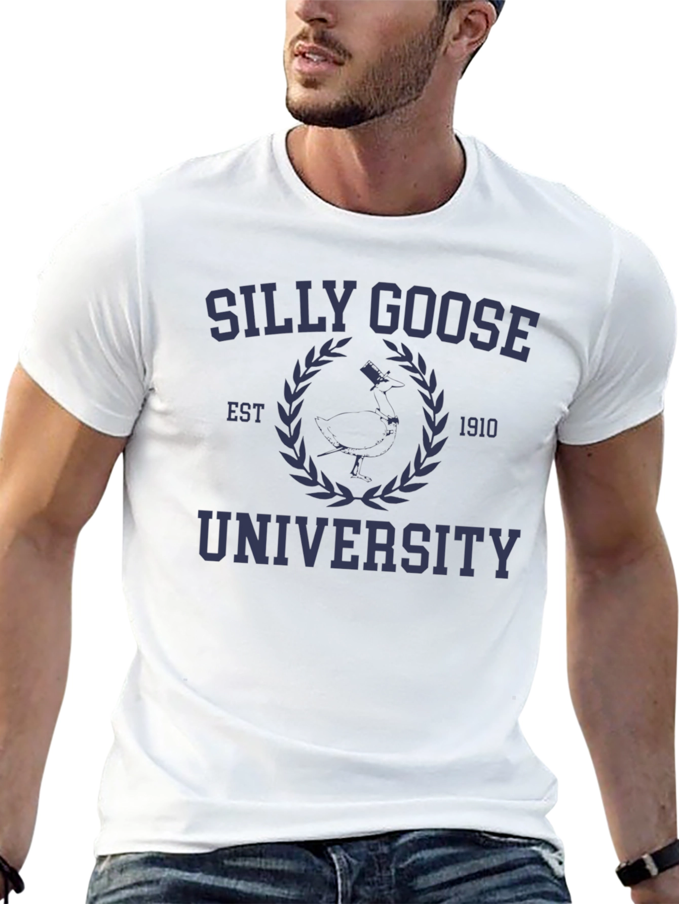 Silly Goose University T-Shirt - Est. 1910 - Black