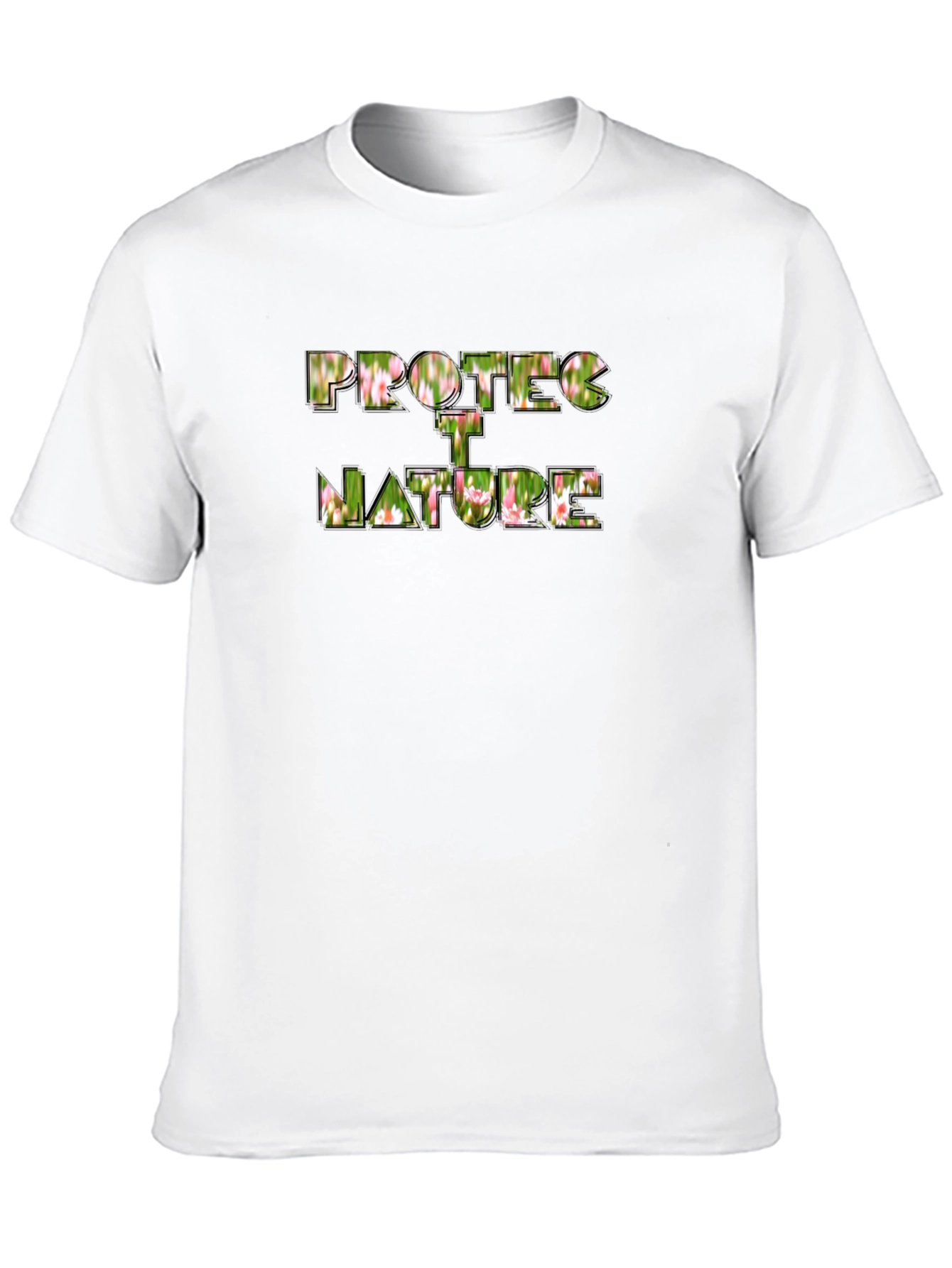 Protect Nature Graphic Black T-Shirt