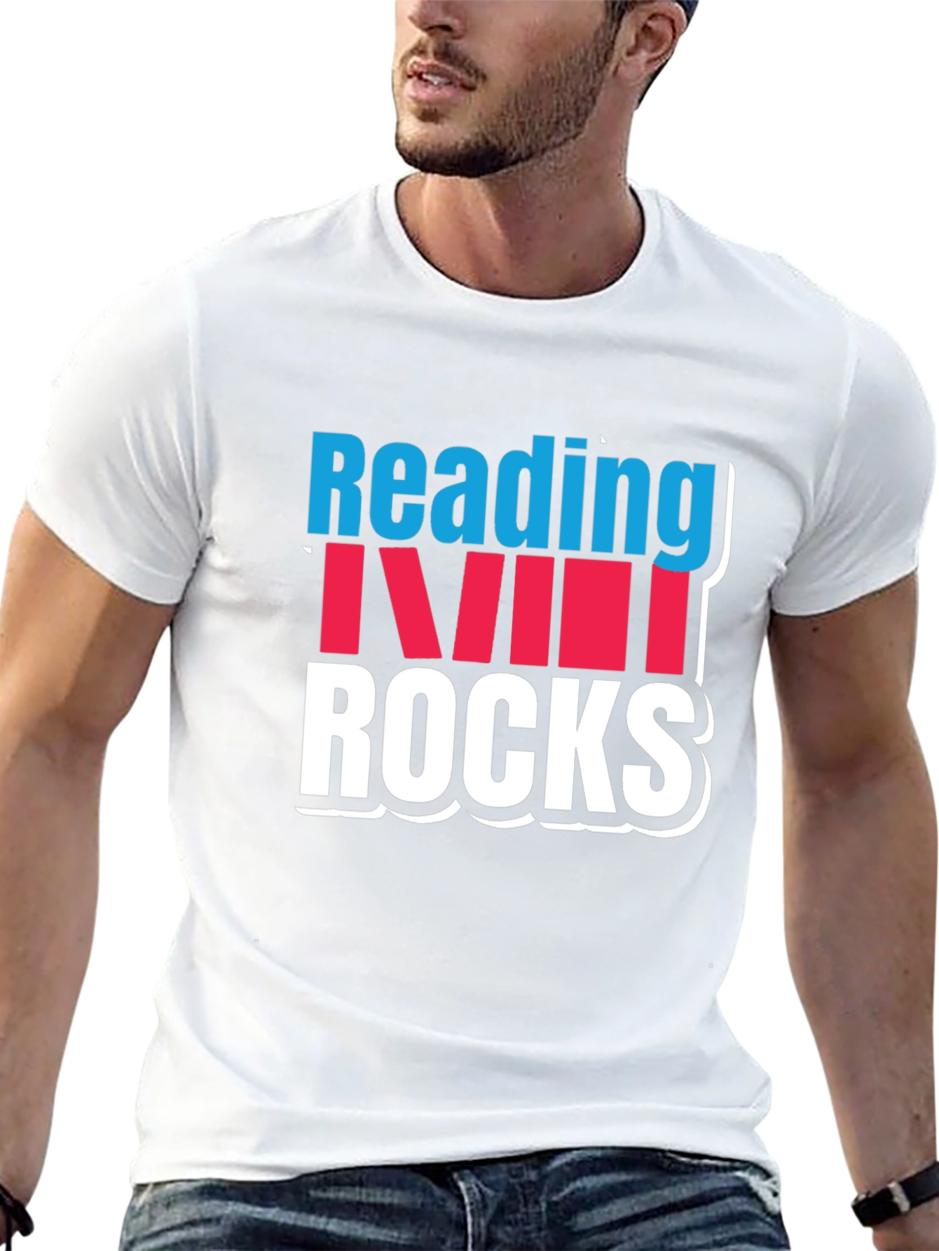 Reading Rocks T-Shirt: Book Lover Tee